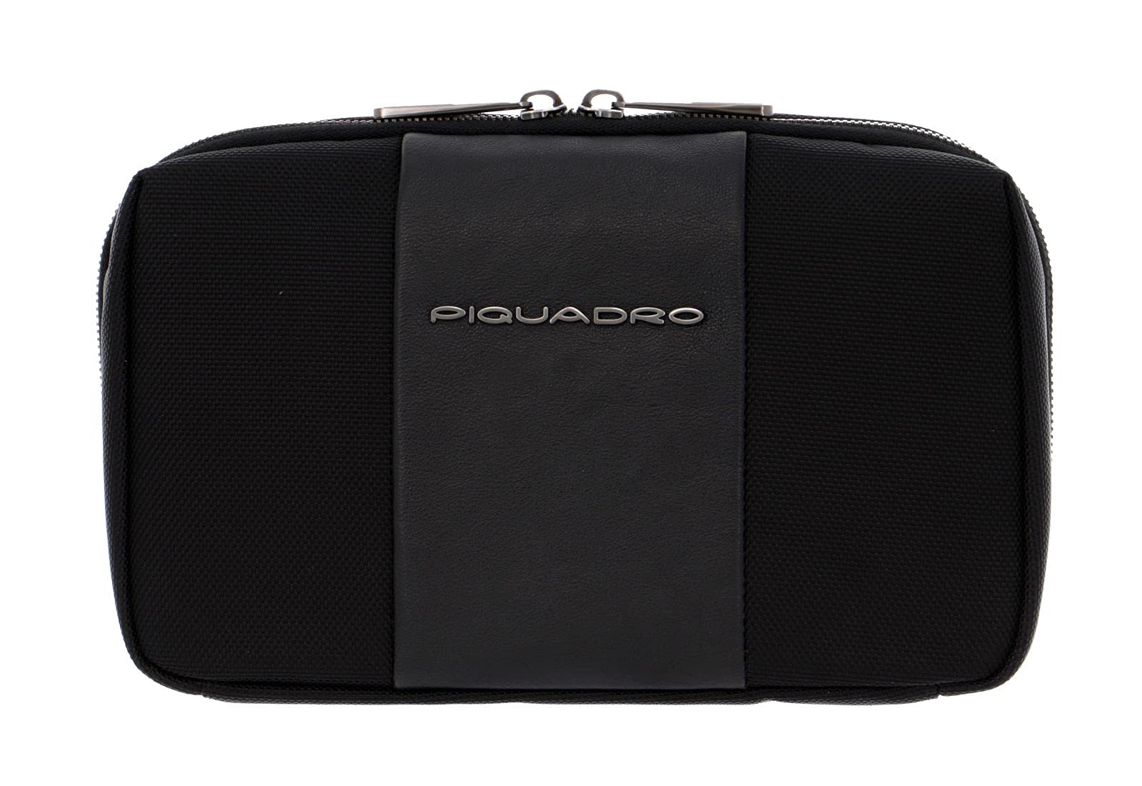 piquadro-astuccio-portacavi-in-tessuto-riciclato-e-pelle-organizer-da-viaggio-un image 3