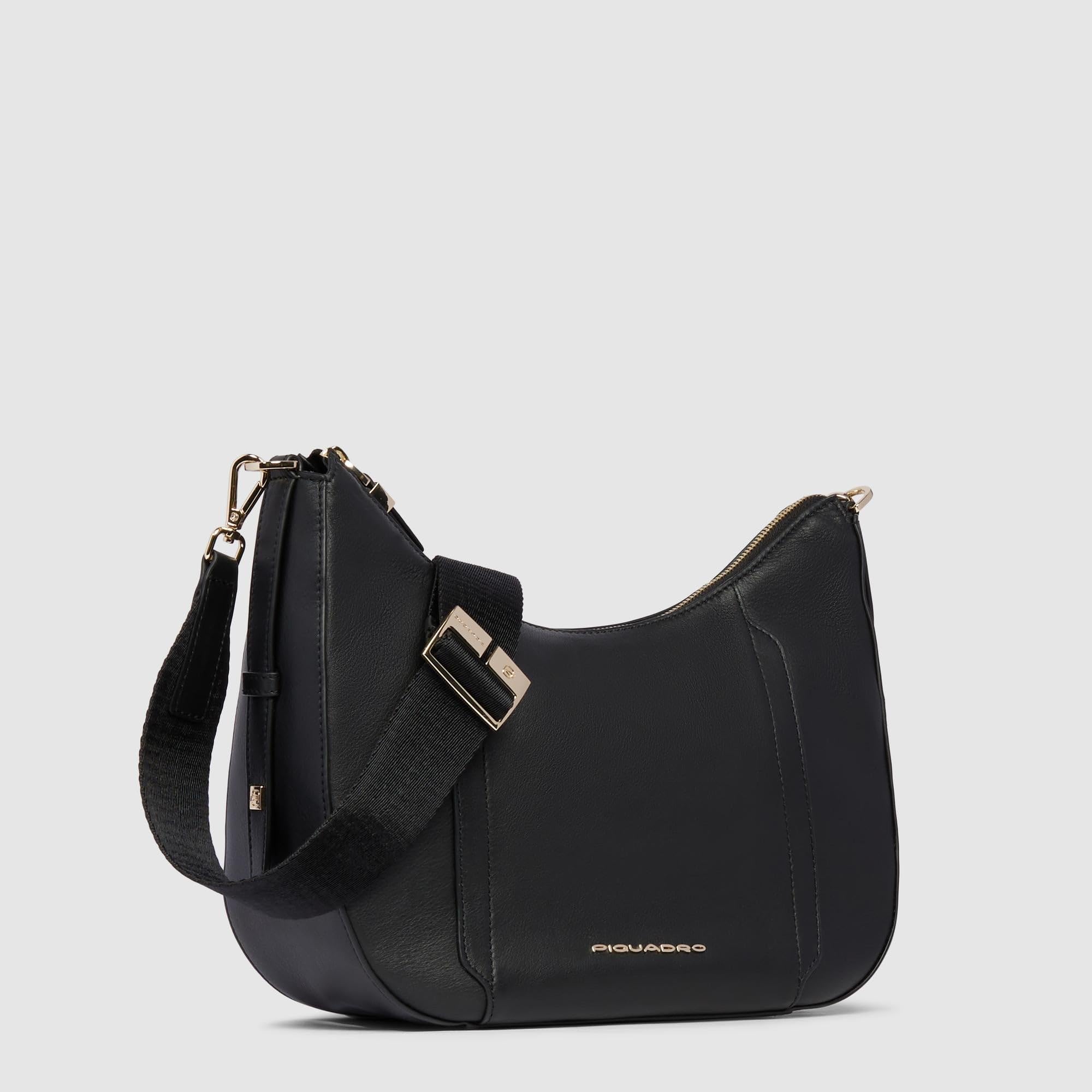 piquadro-circle-borsa-a-tracolla-donna-in-pelle-con-porta-ipad-mini-e-tasca-smar image 2