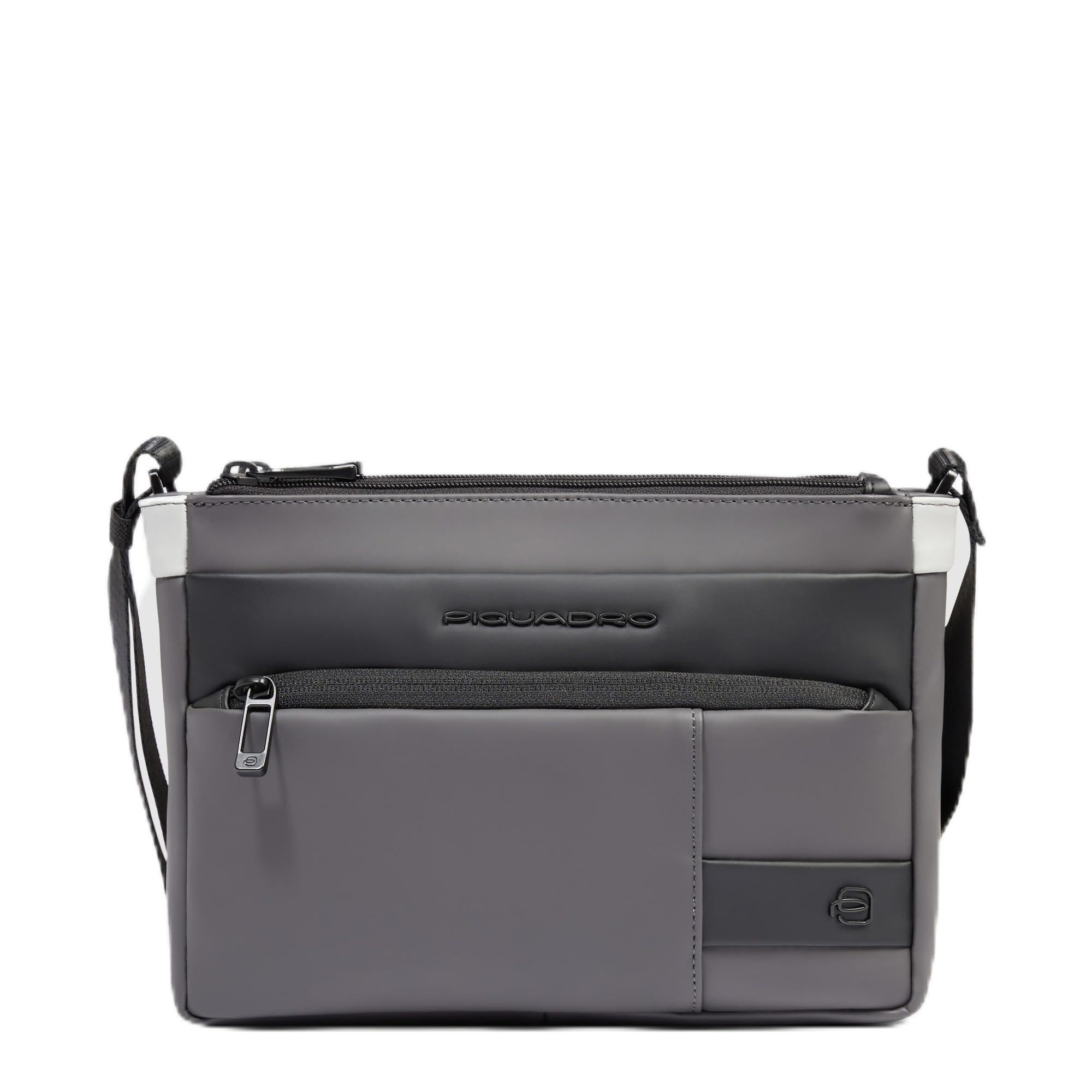 piquadro-borsa-uomo-a-tracolla-in-tessuto-gommato-resistente-all-acqua-porta-ipa image 1