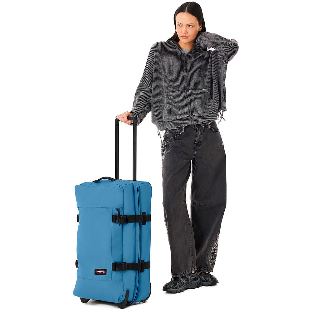 eastpak-tranverz-m-valigia-media-78l-aviator-blue-bagaglio-a-mano-scopri-le-dime image 6