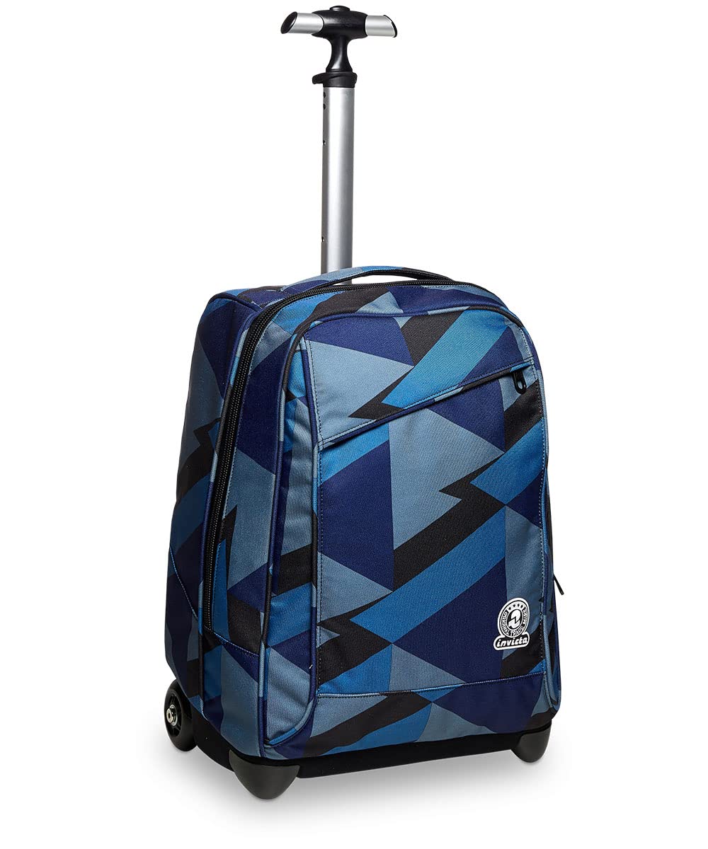 invicta-trolley-scuola-2-in-1-blu-mountain-blue-37l-con-spallacci-convertibili image 1