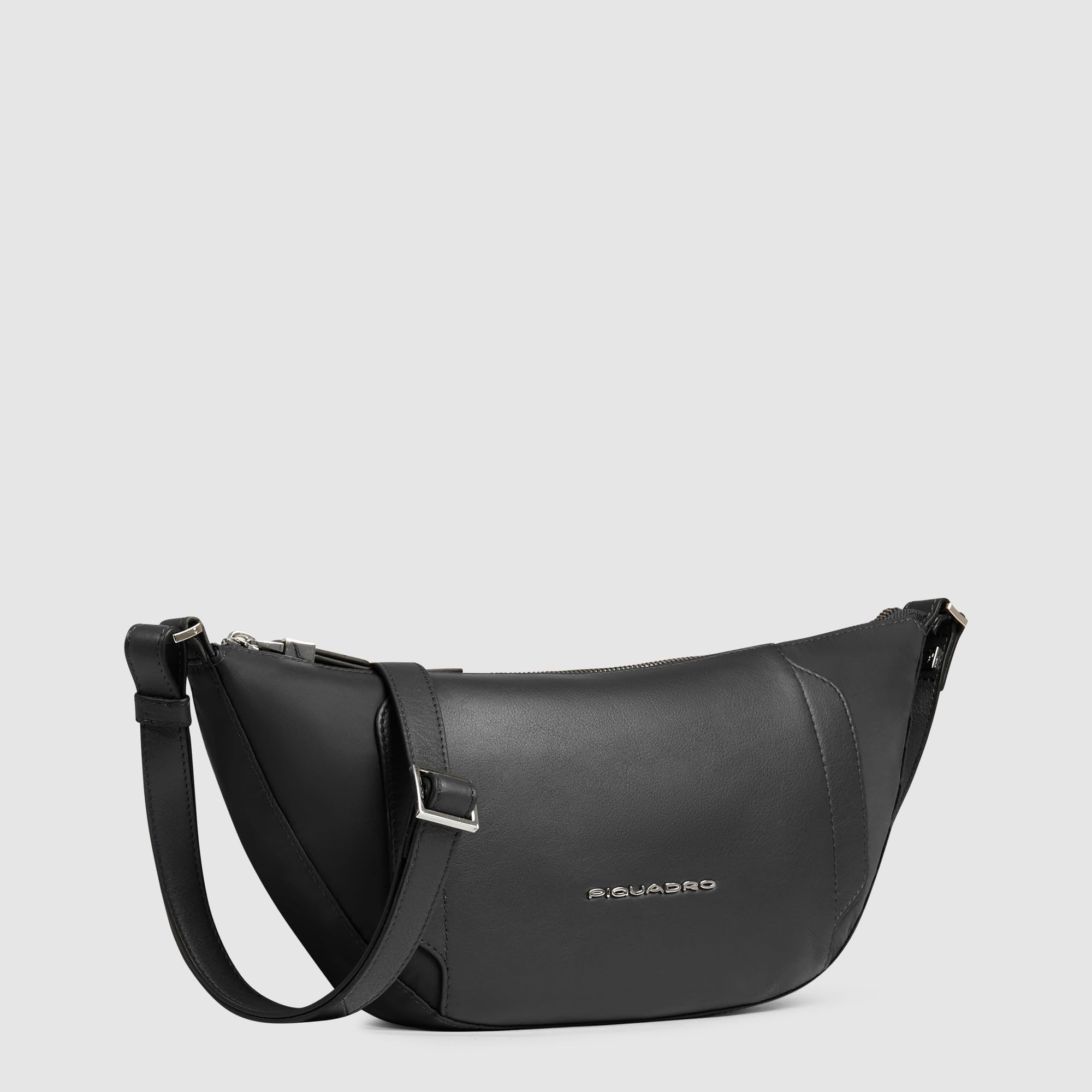 piquadro-marsupio-donna-in-tessuto-riciclato-e-pelle-con-protezione-rfid image 2
