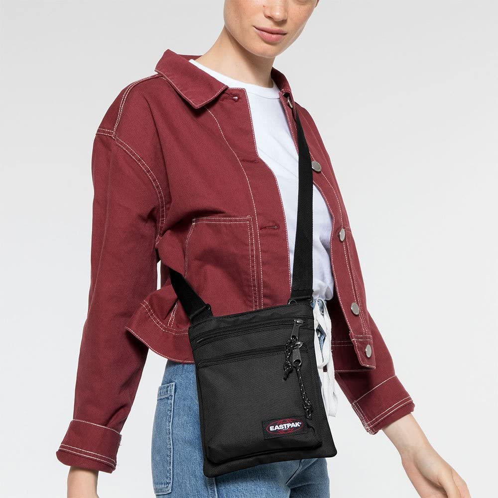 eastpak-rusher-borsa-a-tracolla-1-5-l-nylon-nero image 2