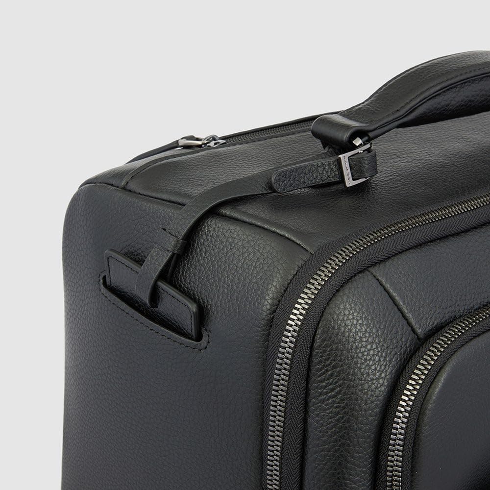 piquadro-trolley-cabina-modus-in-pelle-nero-42l-con-lucchetto-tsa image 6