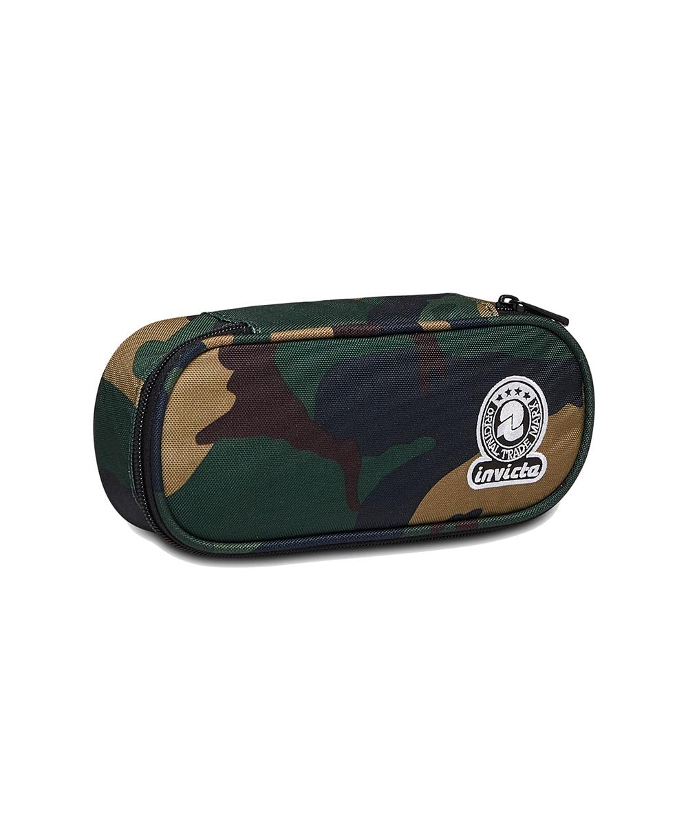 portapenne-invicta-round-plus-green-camouflage-bustina-ovale-con-elastici-e-tasc image 1