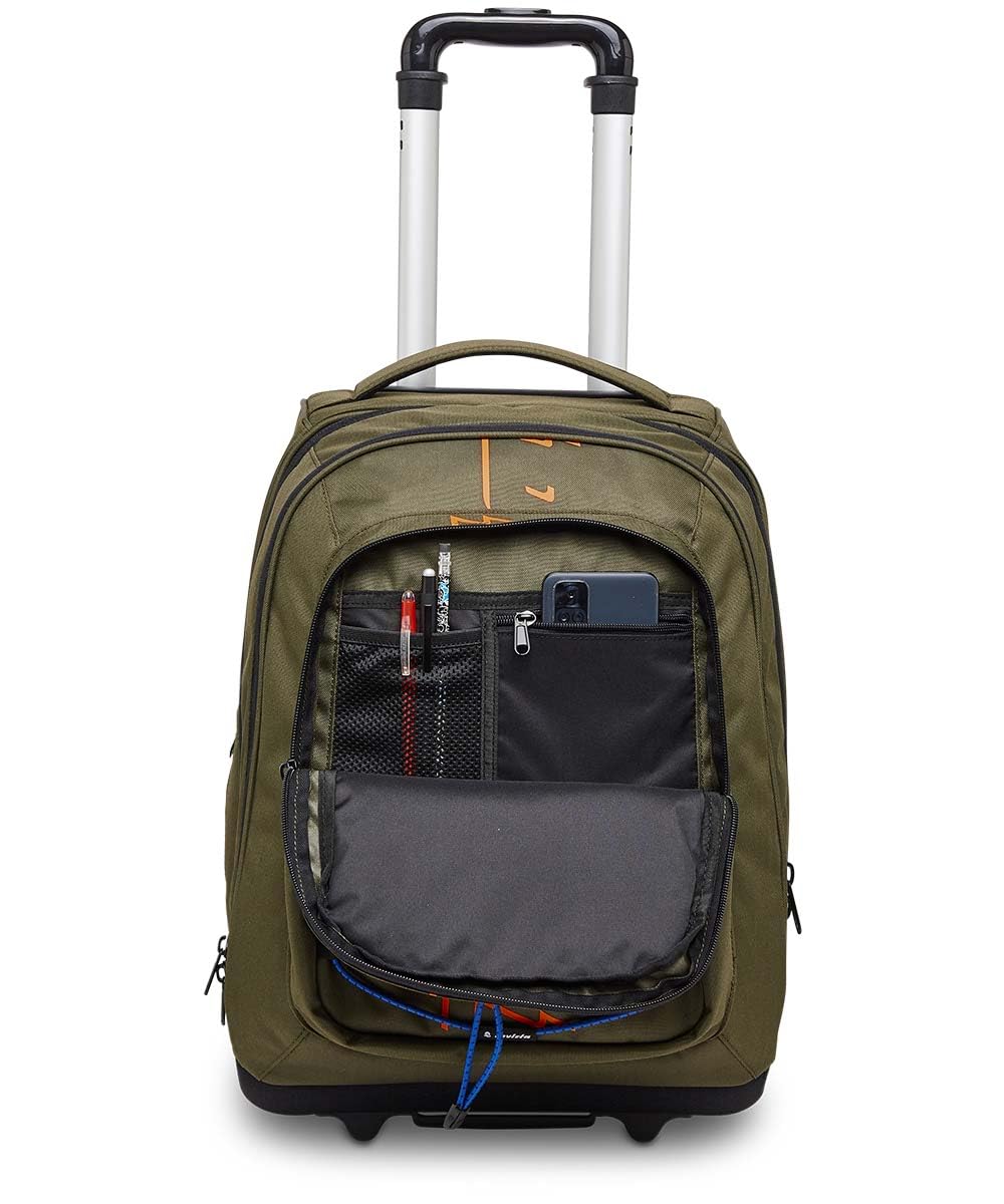 invicta-trolley-scuola-bump-active-verde-2-in-1-con-spallacci-zaino-doppio-scomp image 8