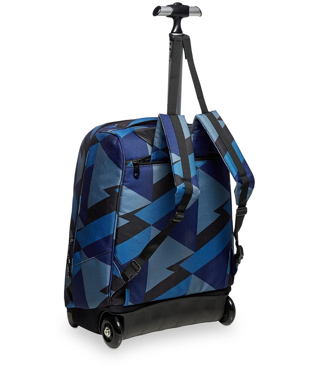 invicta-trolley-scuola-2-in-1-blu-mountain-blue-37l-con-spallacci-convertibili image 7