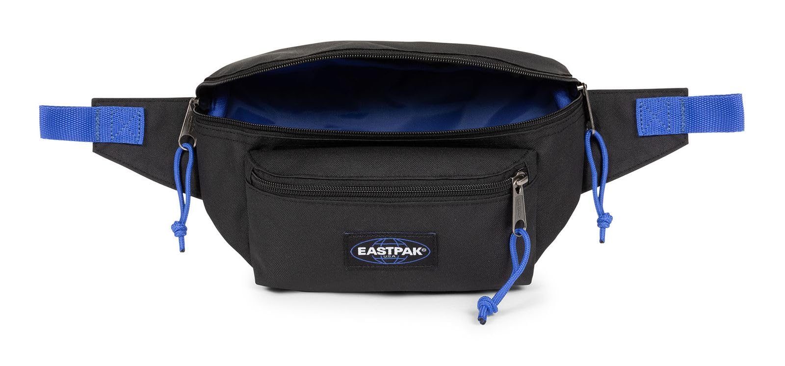 eastpak-doggy-bag-marsupio-per-cani-4l-kontrast-nero-blu-passeggiate-a-mani-libe image 3