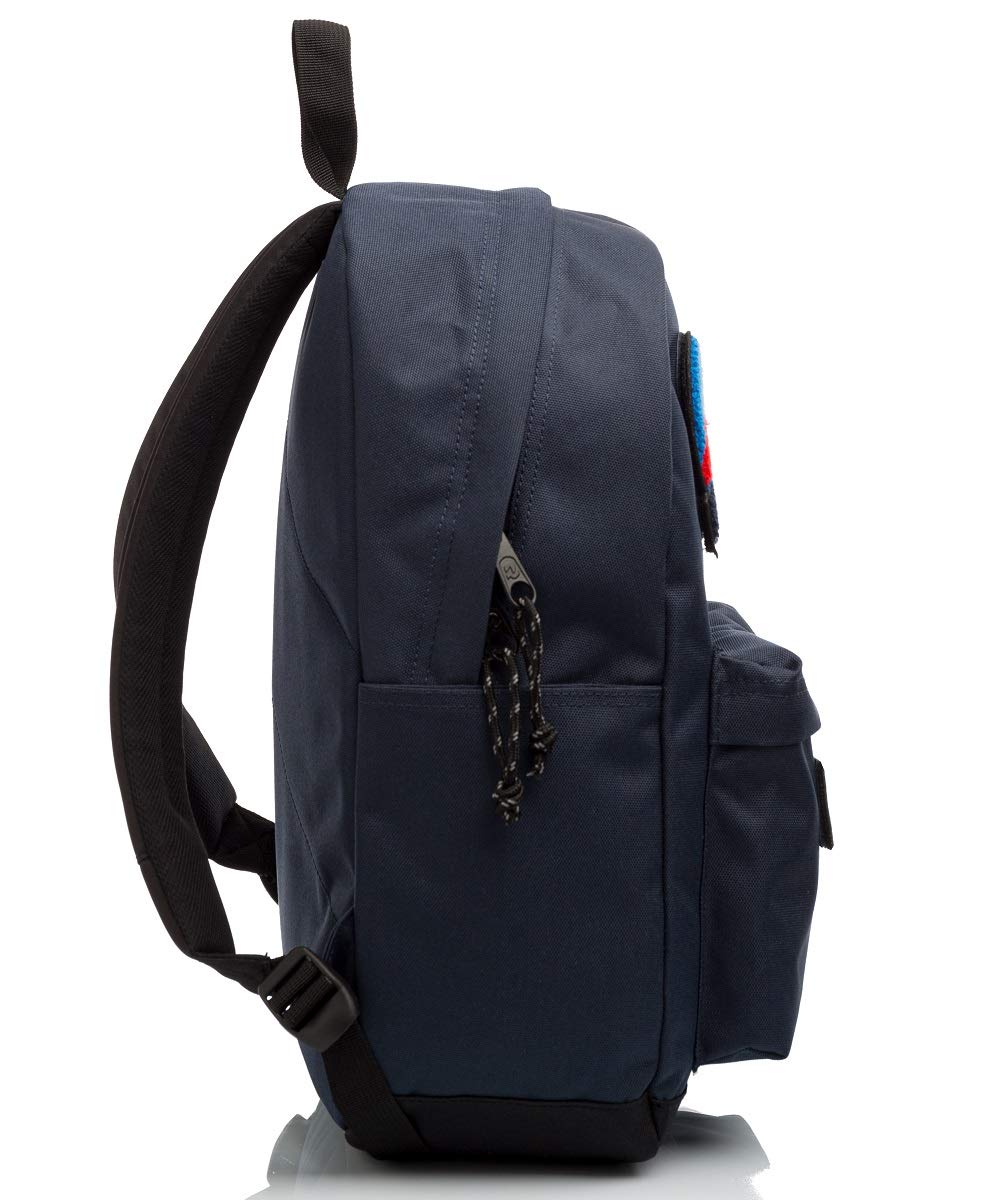 invicta-zaino-carlson-patch-time-nero-monoscomparto-con-tasca-porta-laptop-27l-p image 3