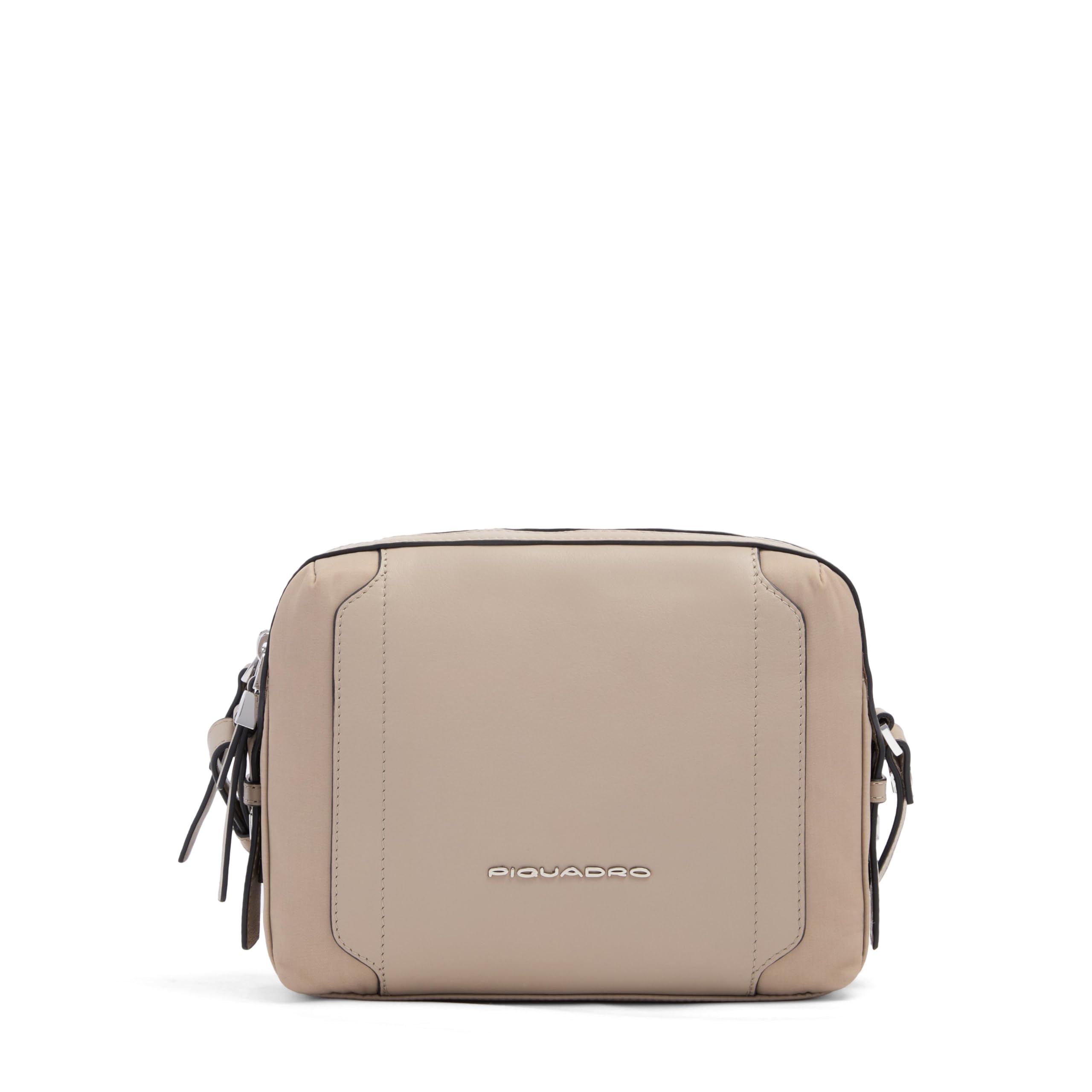 piquadro-borsa-a-tracolla-donna-linea-circle-in-pelle-e-tessuto-riciclato-due-sc image 6