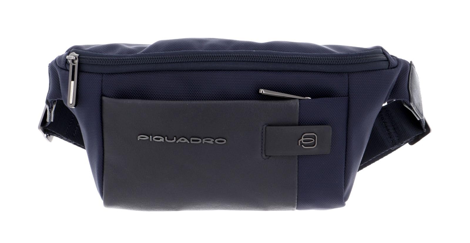 piquadro-marsupio-uomo-in-pelle-e-tessuto-riciclato-con-tasca-per-airpods-compat image 5