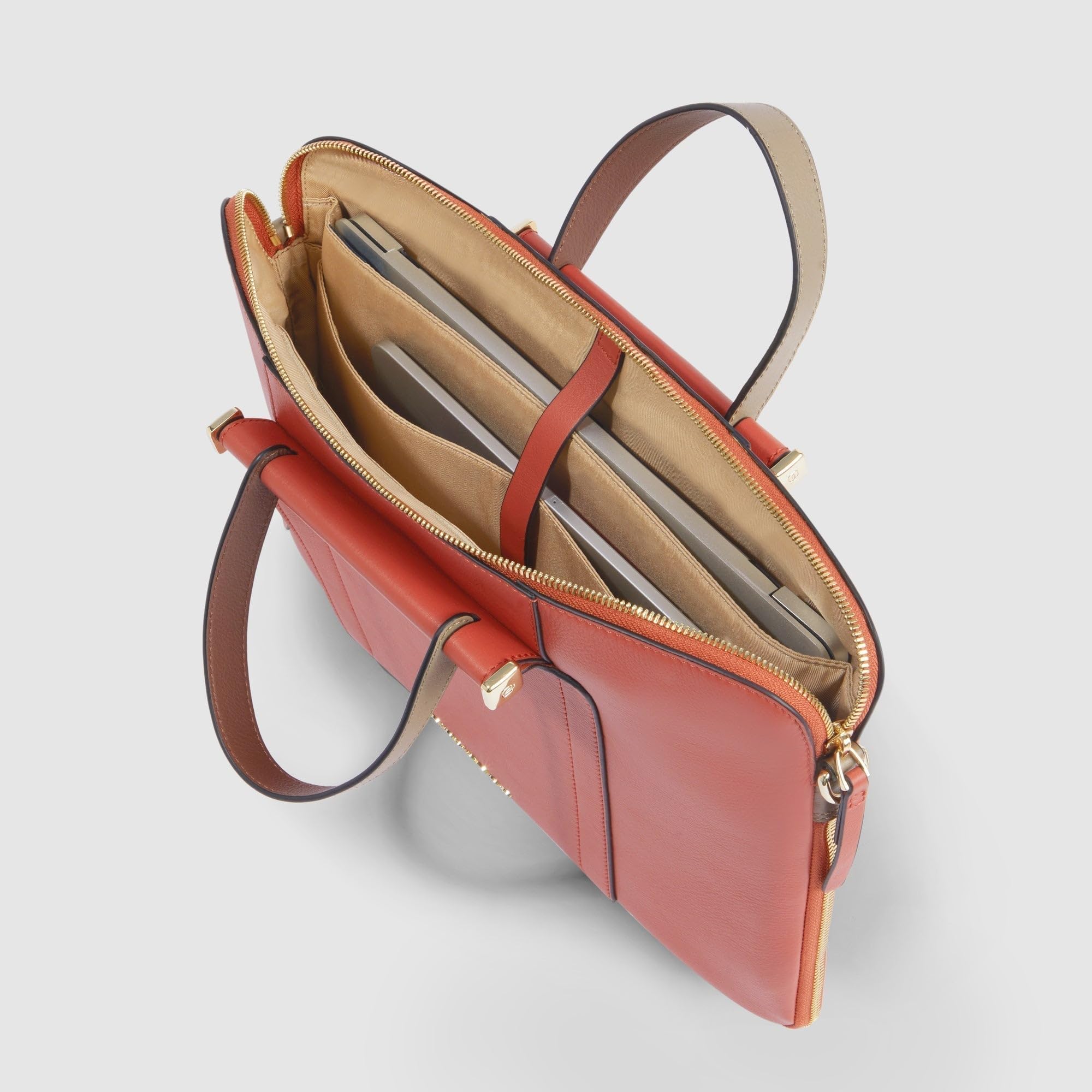 piquadro-borsa-lavoro-donna-espandibile-in-pelle-per-pc-14-con-protezioni-antiur image 4