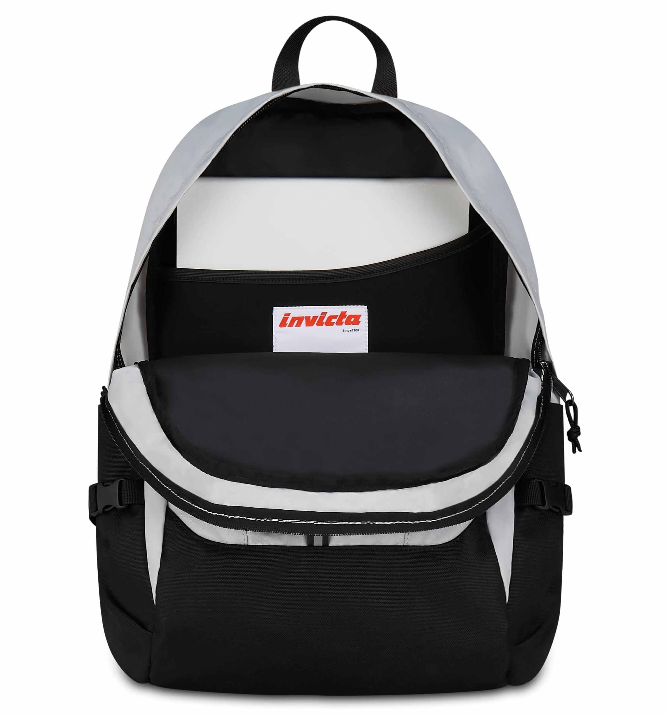 invicta-zaino-scuola-invict-act-plus-grigio-29l image 5