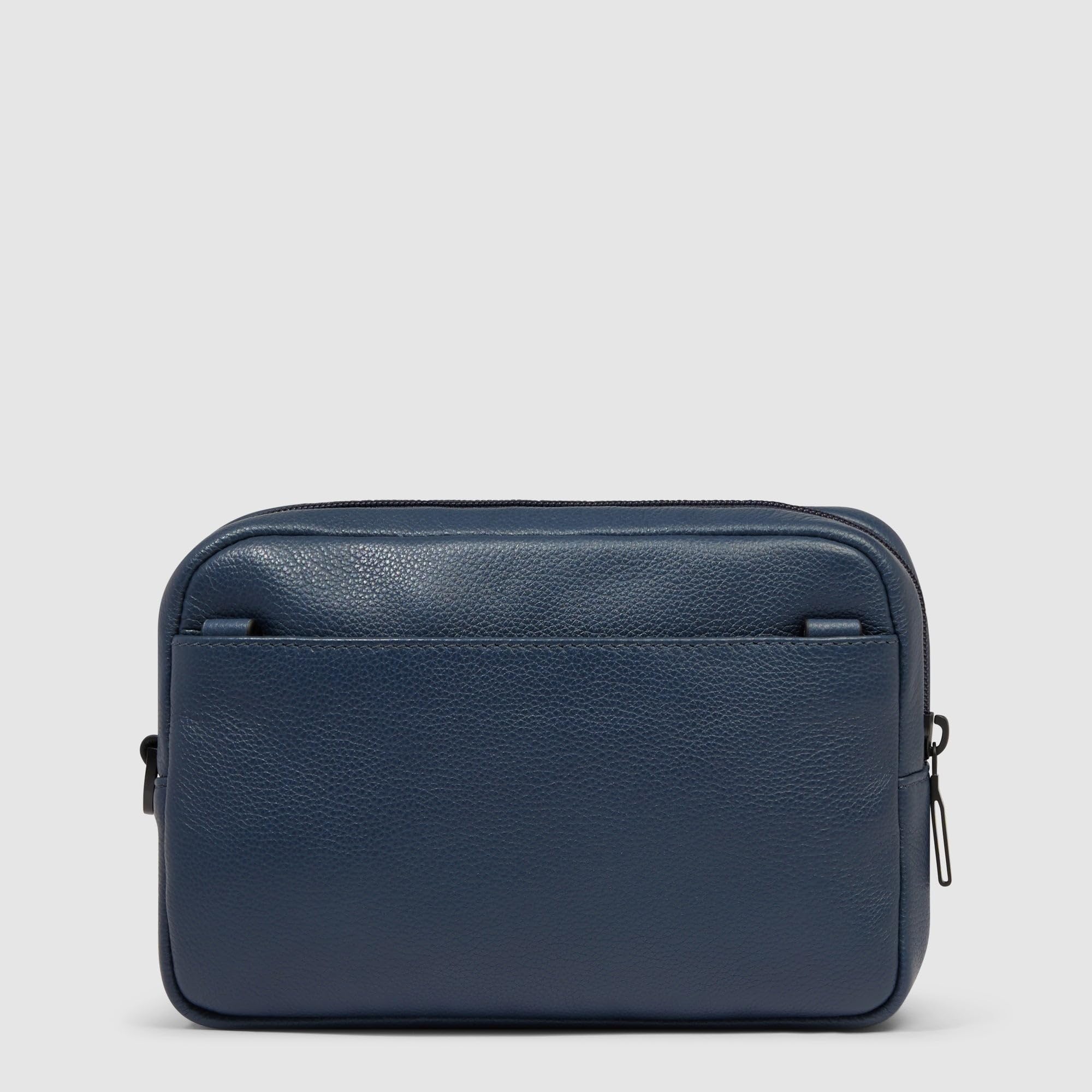 piquadro-pochette-uomo-in-pelle-blu-con-due-divisori-tracolla-rimovibile-e-desig image 3