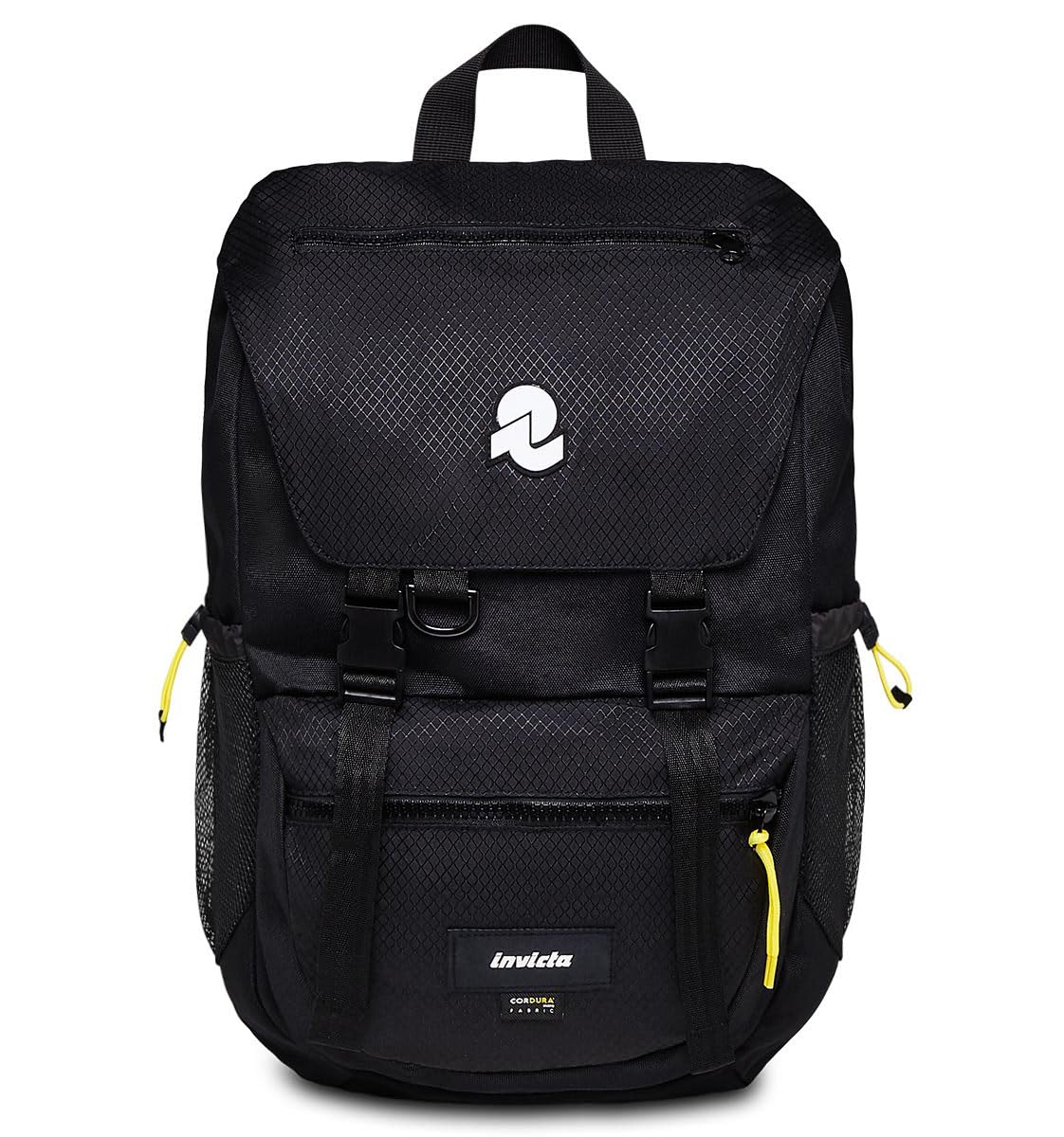 invicta-zaino-jolly-x-cordura-nero-compatto-con-tasca-pc-e-porta-borraccia-scuol image 1