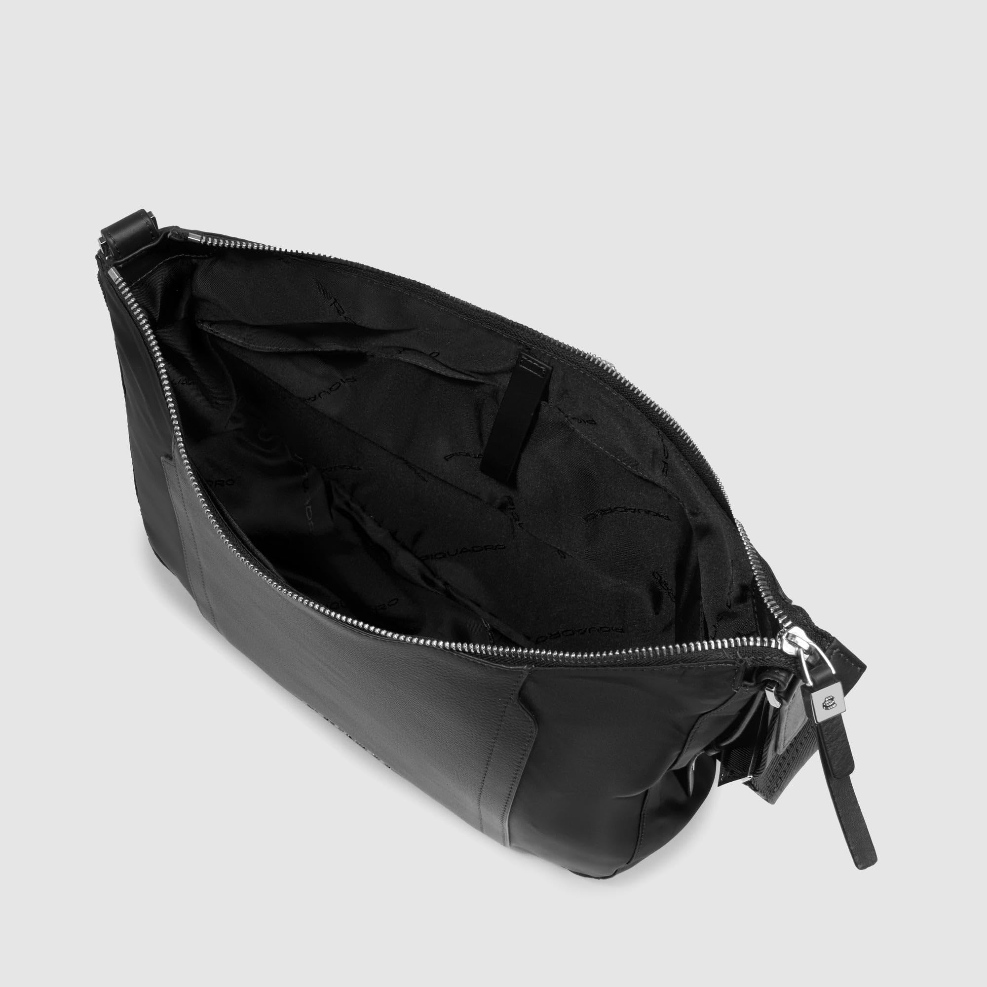 piquadro-circle-borsa-a-tracolla-donna-porta-ipad-mini-in-pelle-e-tessuto-ricicl image 5