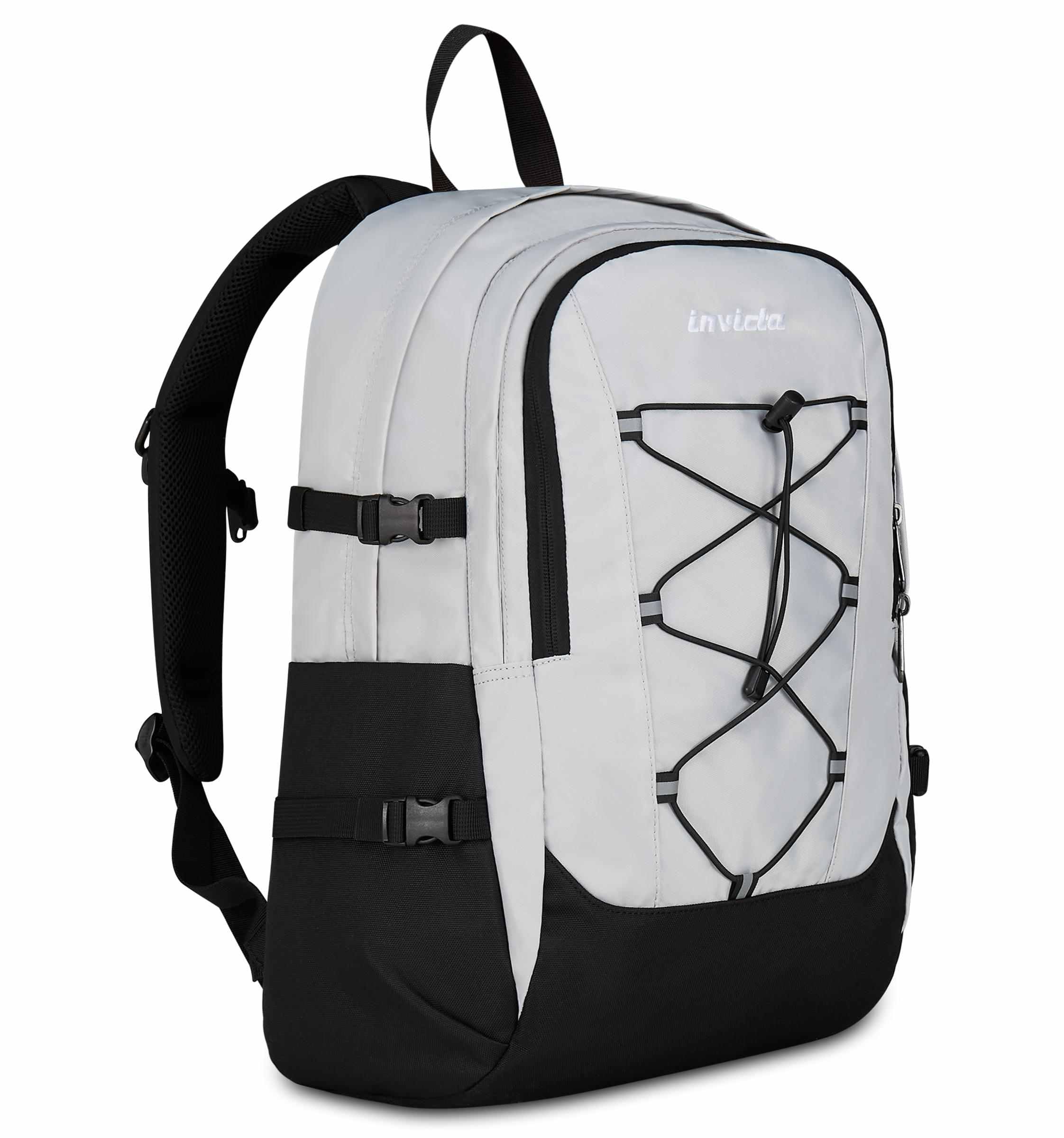 invicta-zaino-scuola-invict-act-plus-grigio-29l image 3