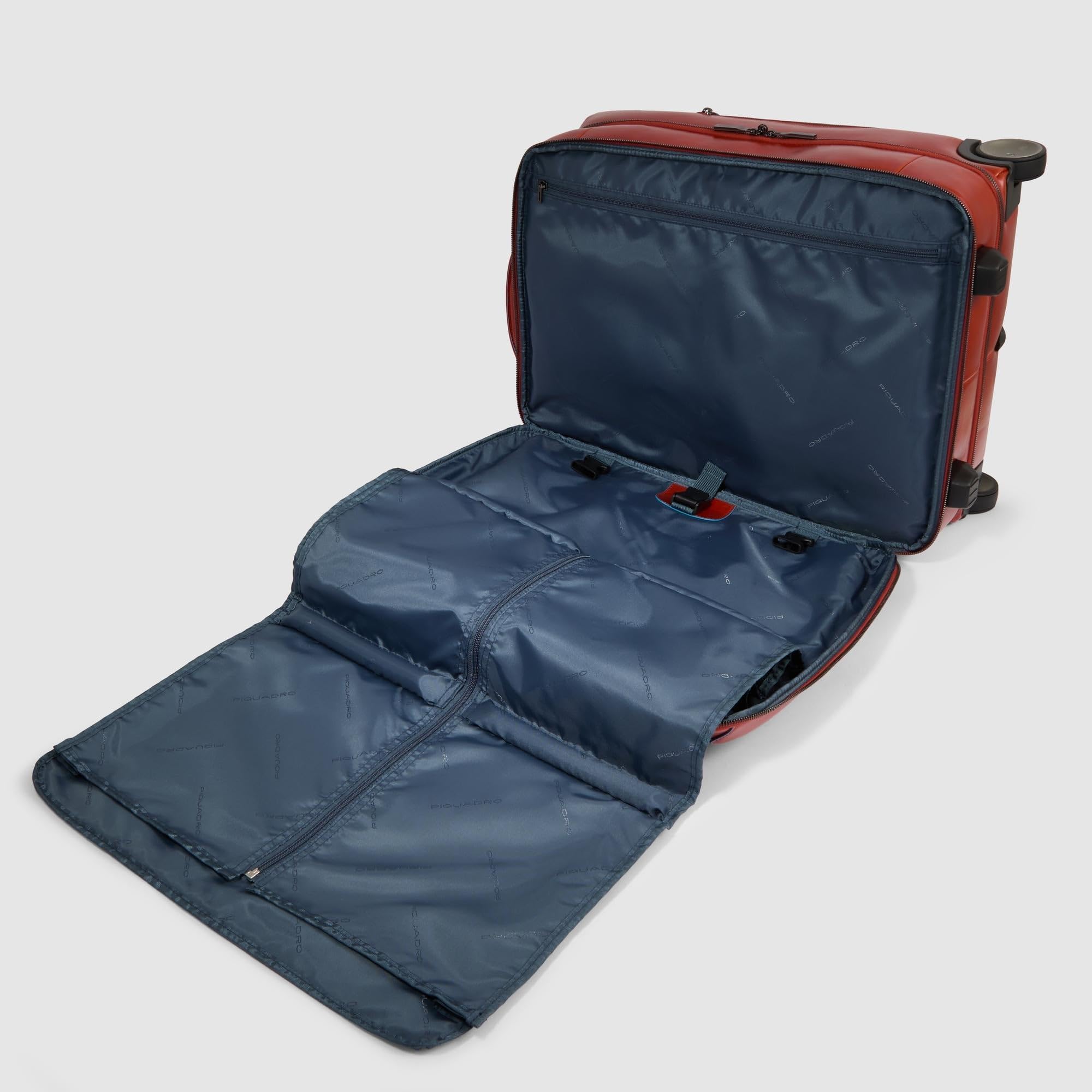 piquadro-trolley-cabina-porta-abiti-blue-square-in-pelle-unisex-colore-rame image 5