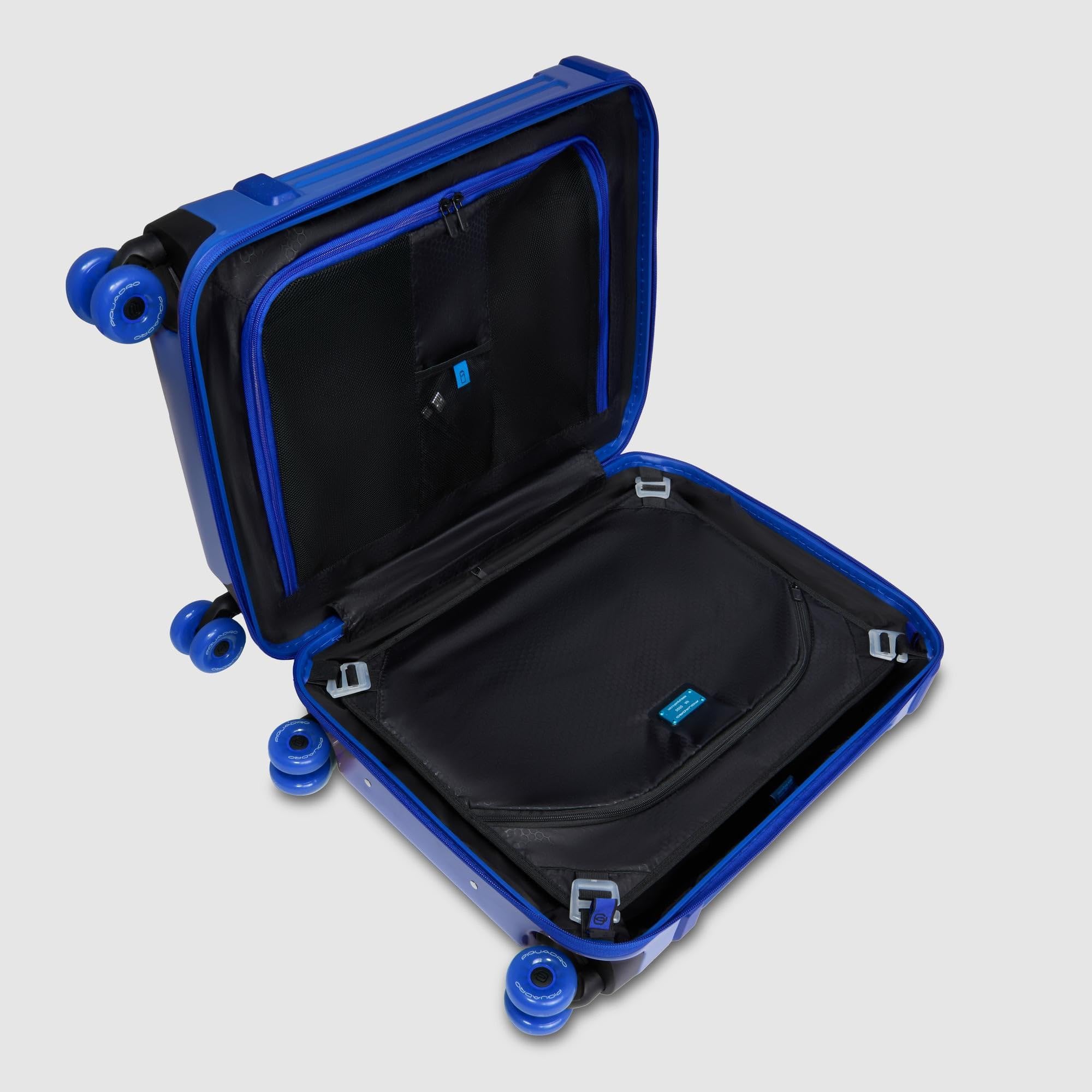 piquadro-trolley-cabina-slim-4-ruote-in-policarbonato-bianco-uomo image 6