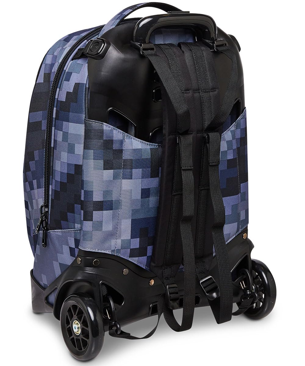 invicta-trolley-sganciabile-new-tech-fantasy-blu-pixel-camo-3-in-1-zaino-carrell image 7