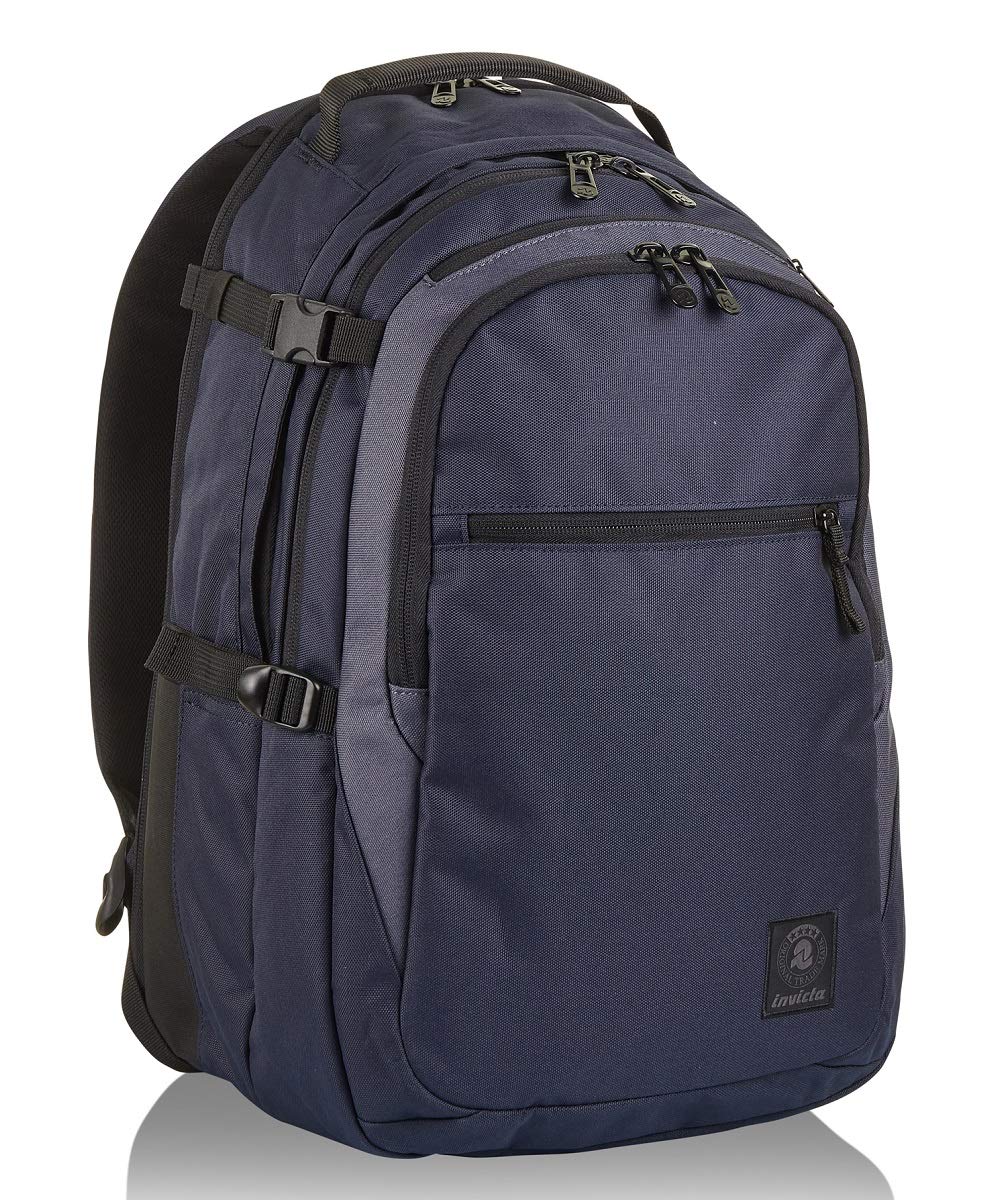 invicta-zaino-business-eco-blu-27l-porta-laptop-15-6-poliestere-riciclato image 2