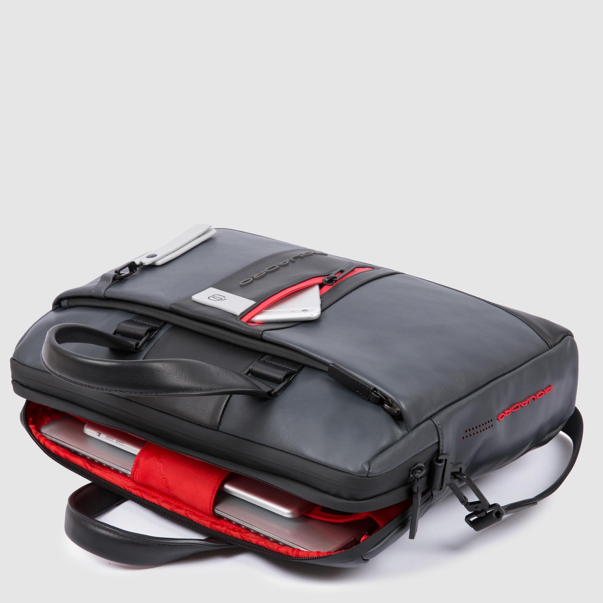 piquadro-borsa-da-lavoro-in-pelle-porta-pc-15-6-due-scomparti-per-uomo image 4