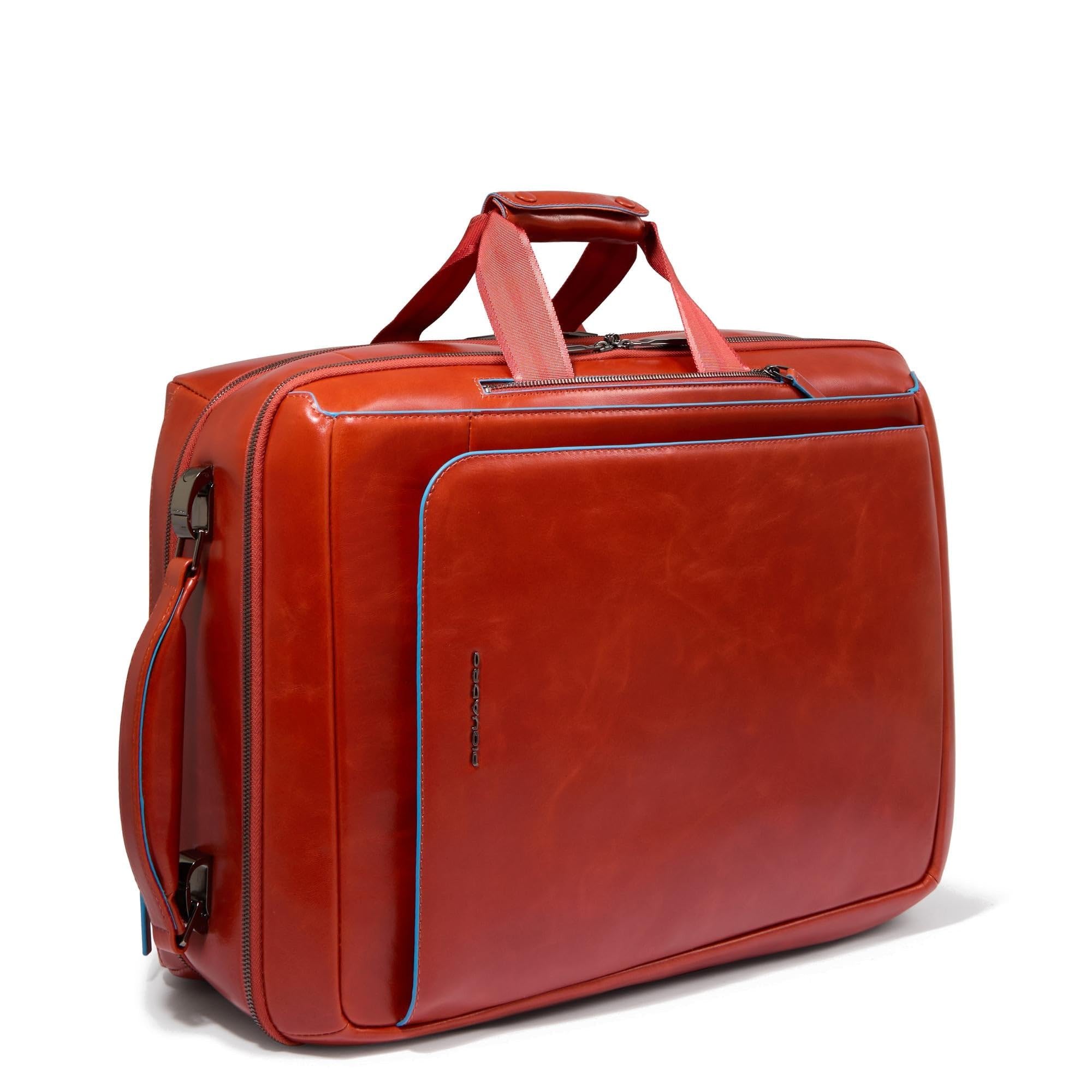 piquadro-trolley-cabina-porta-abiti-blue-square-in-pelle-unisex-colore-rame image 4