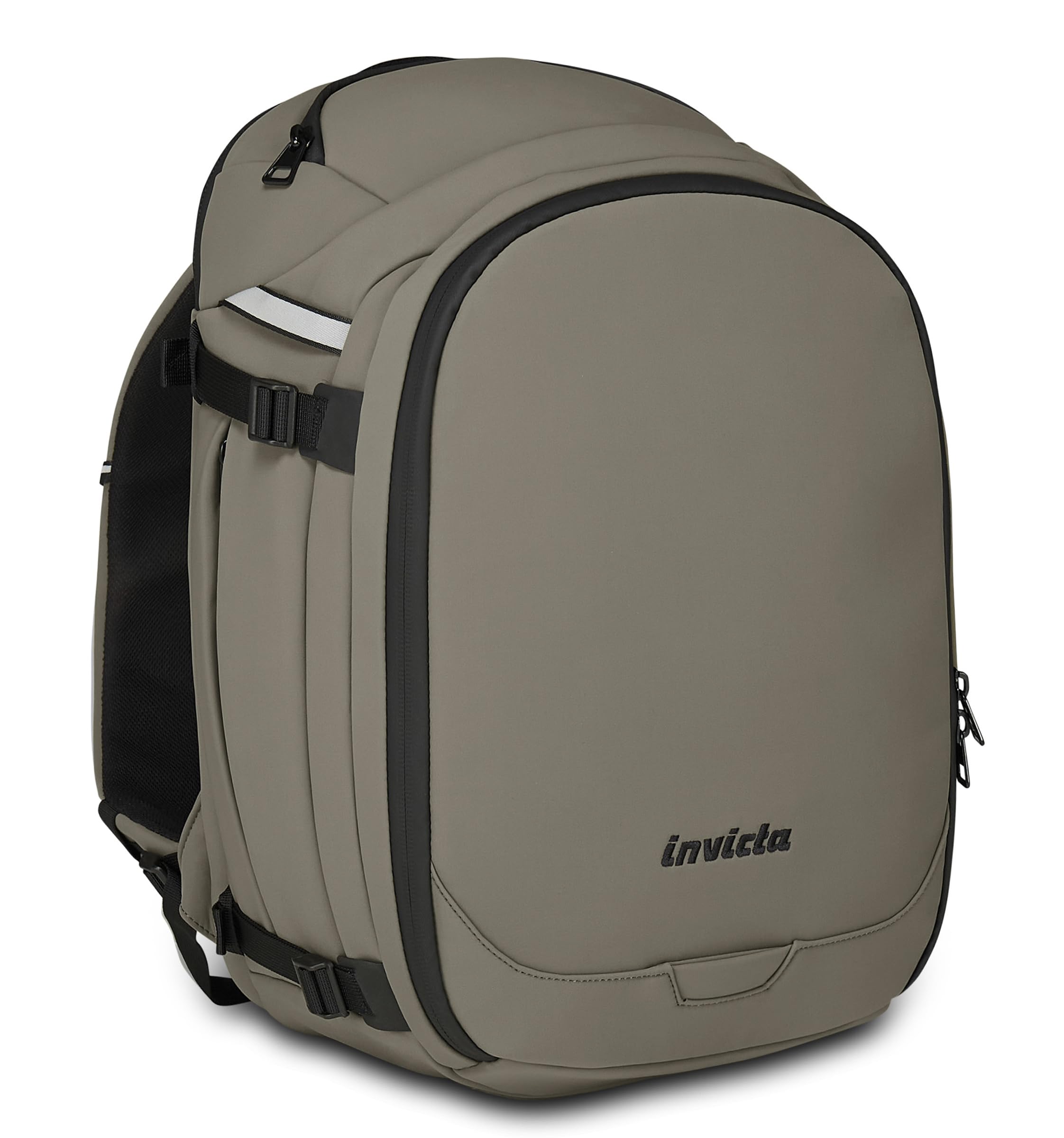 invicta-zaino-viaggio-campus-s-grigio-23-5-l-bagaglio-a-mano-con-tasca-pc-15-6 image 2