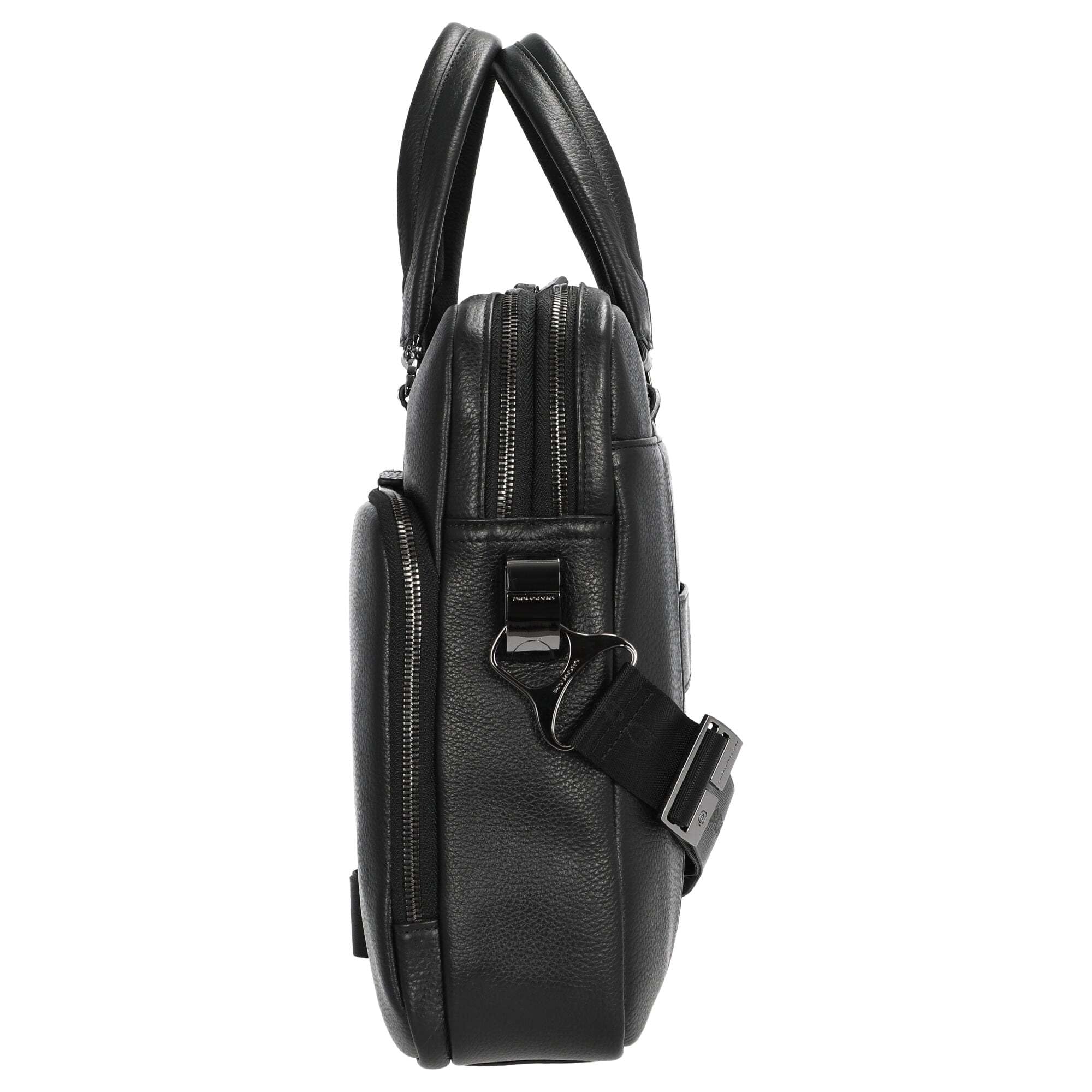 piquadro-borsa-da-lavoro-porta-pc-15-6-in-pelle-a-due-scomparti-per-uomo image 3