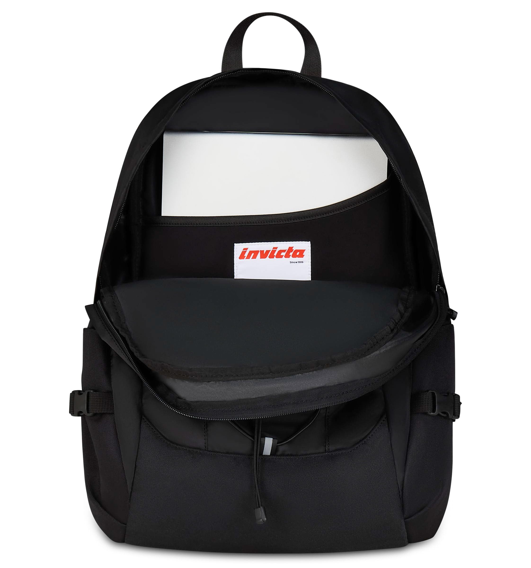 invicta-zaino-scuola-invict-act-plus-nero-29-litri-doppio-scomparto-con-tasca-pc image 5