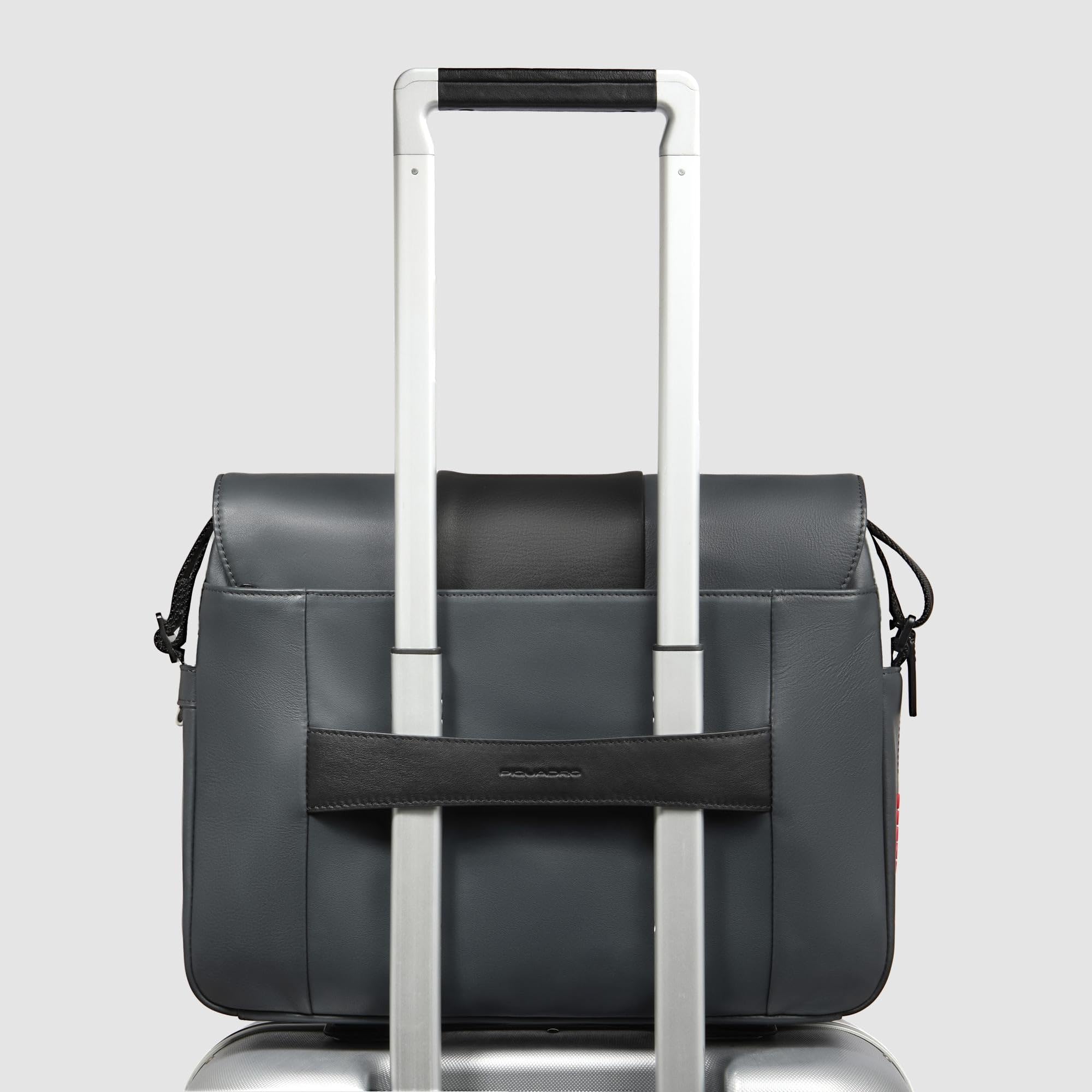 piquadro-borsa-messenger-uomo-in-pelle-porta-pc-14-grigio image 3