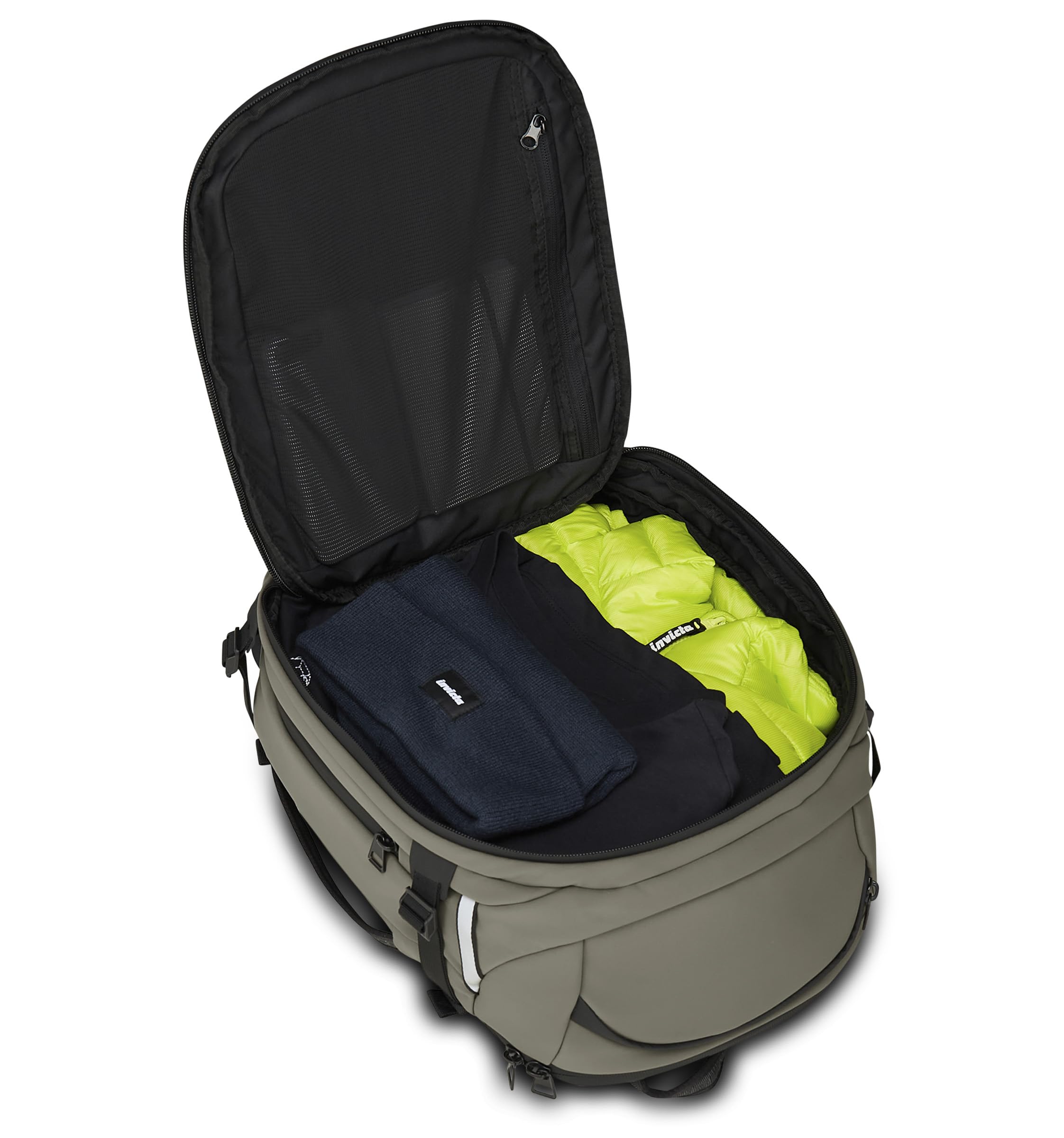 invicta-zaino-viaggio-campus-s-grigio-23-5-l-bagaglio-a-mano-con-tasca-pc-15-6 image 7