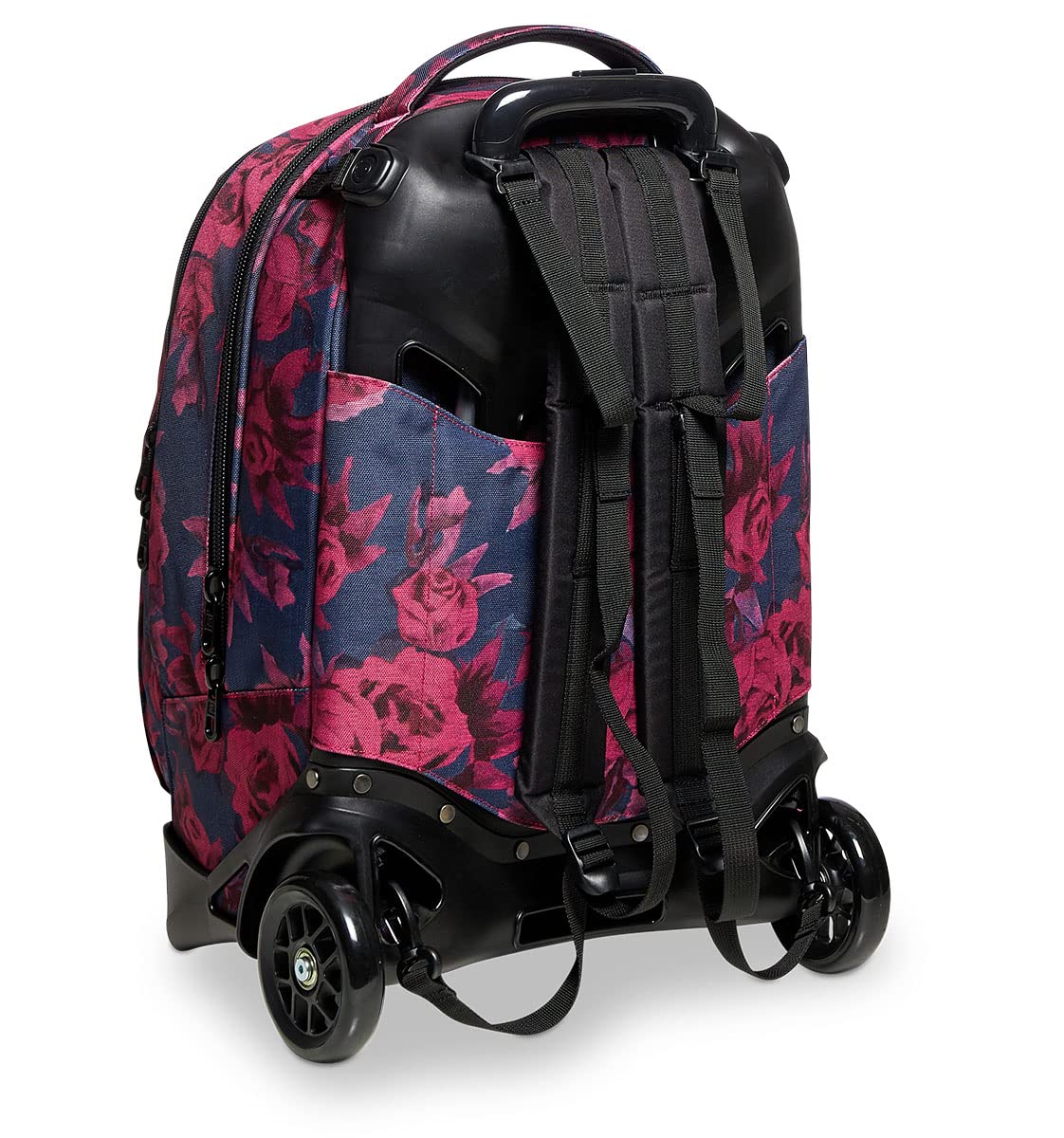 invicta-trolley-new-tech-roses-3-in-1-zaino-con-carrello-sganciabile-per-bambine image 6