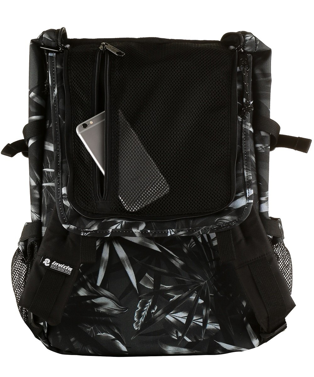 invicta-carlson-zaino-triko-bianco-nero-con-tasca-porta-pc-imbottita-27-litri-un image 6