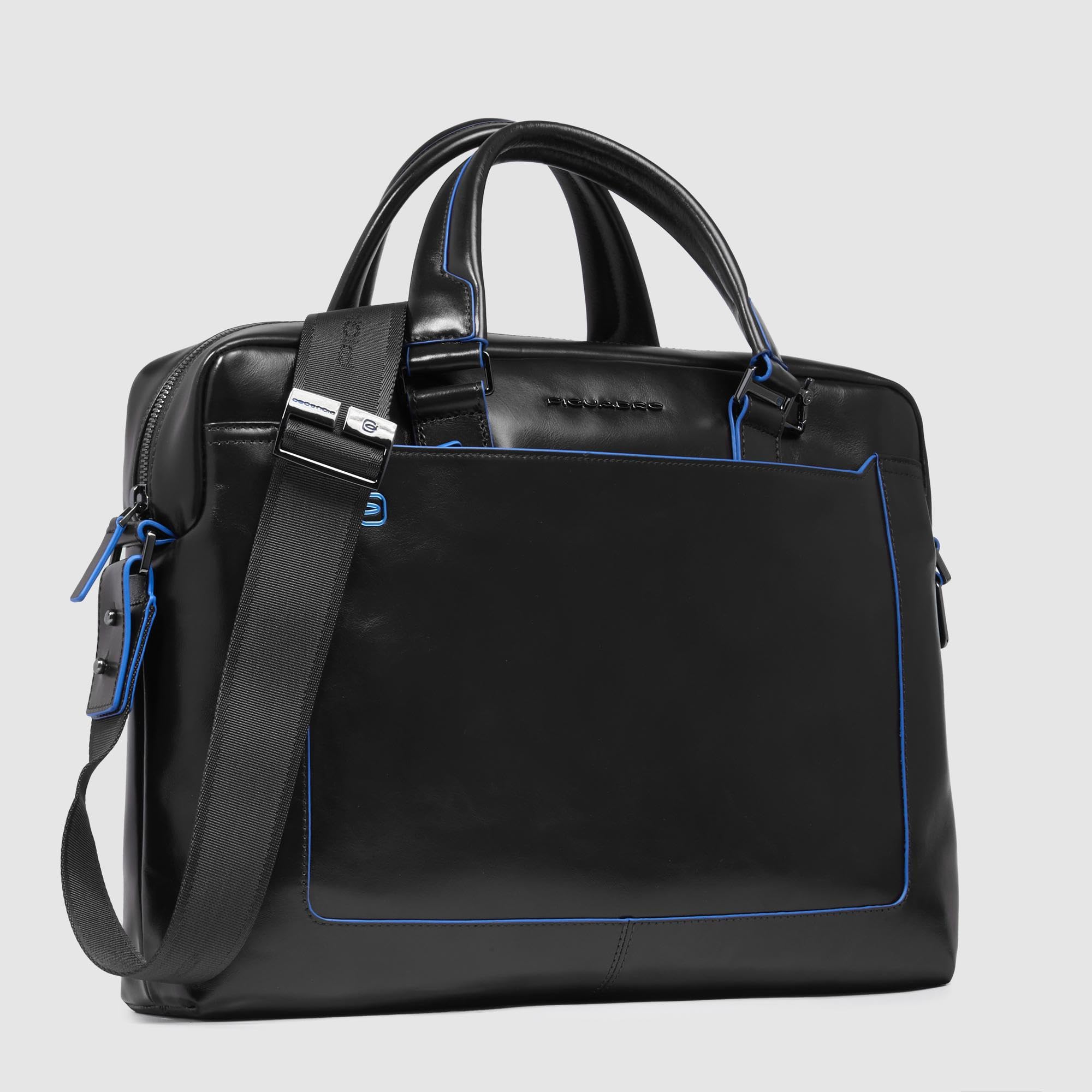 piquadro-cartellina-blue-square-38-cm-in-pelle-porta-pc-15-nero image 5