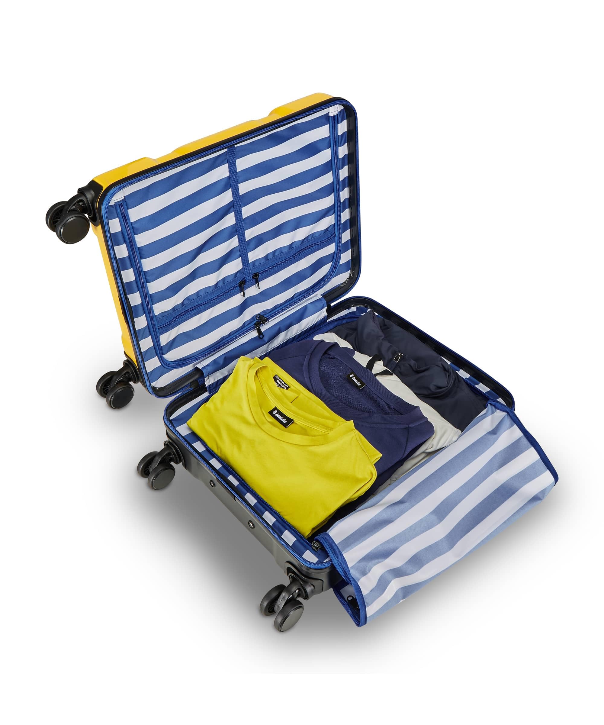 invicta-travel-trolley-rigido-bagaglio-a-mano-giallo-33l-4-ruote-girevoli-tsa-lo image 5