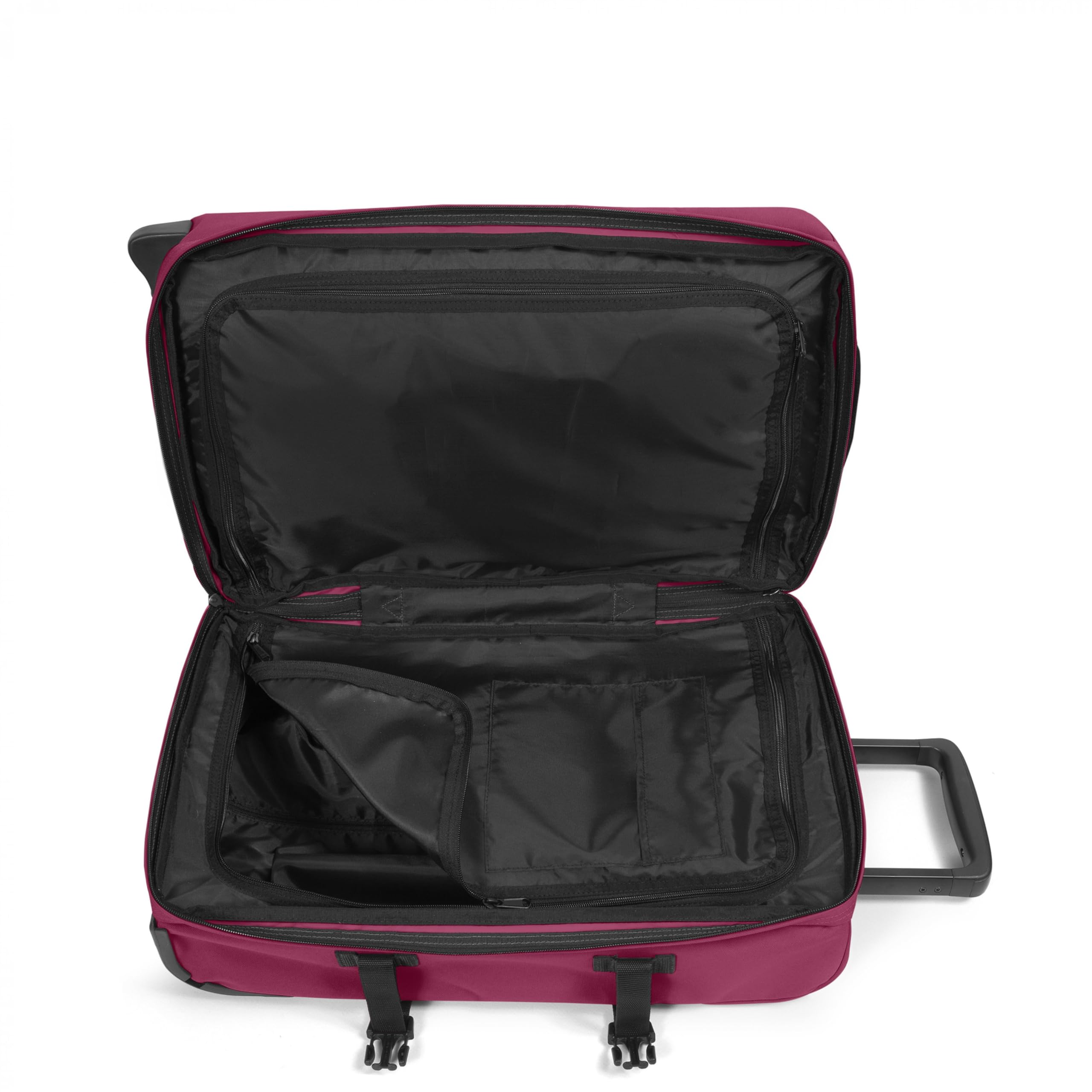 eastpak-tranverz-s-trolley-cabina-42l-wine-burgundy-con-doppio-scomparto-tsa-loc image 3
