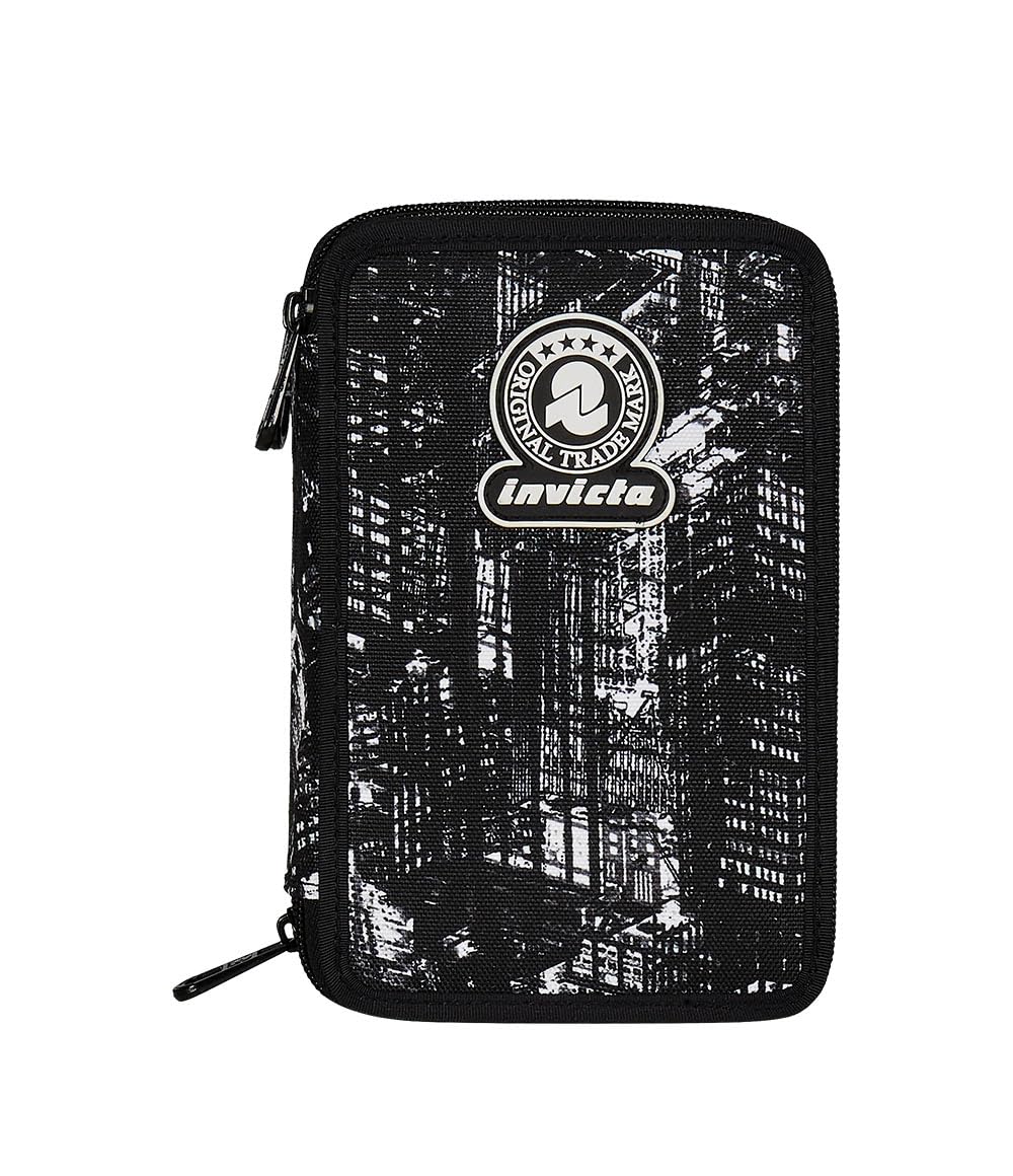 invicta-astuccio-scuola-3-zip-fantasy-nero image 6