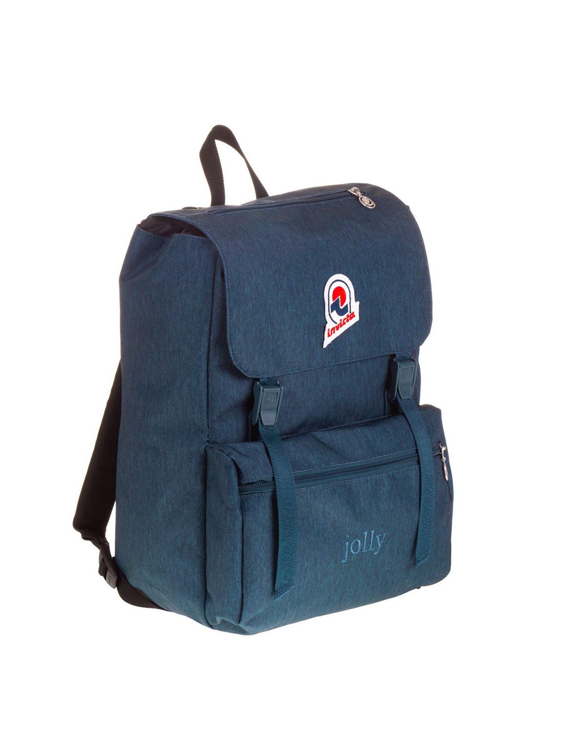 invicta-zaino-jolly-solid-recycled-blu-denim-22-lt-con-tasca-porta-pc-13 image 8