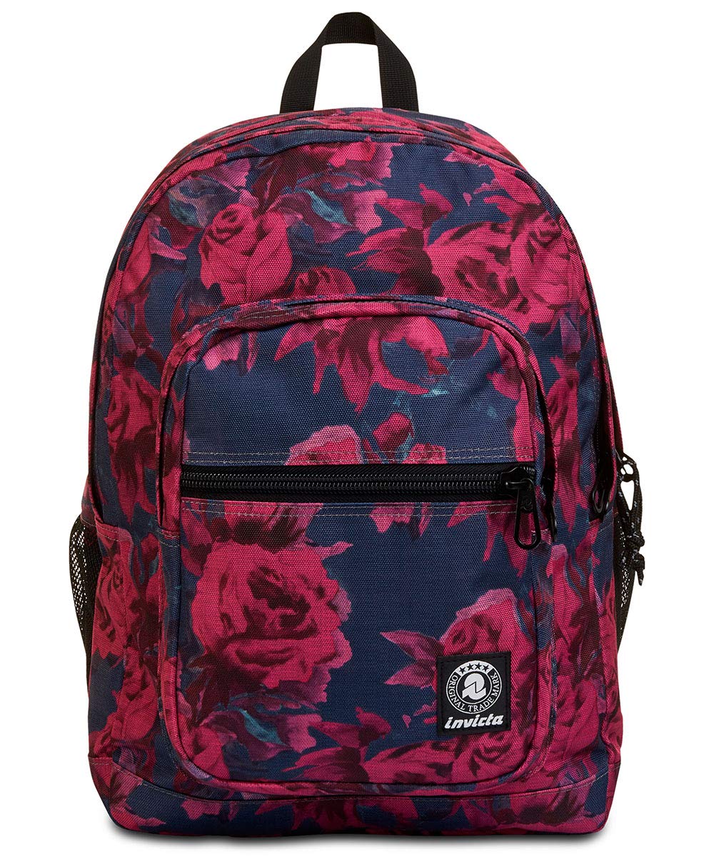 invicta-jelek-zaino-scuola-38l-blu-rosso-con-scomparto-pc image 1