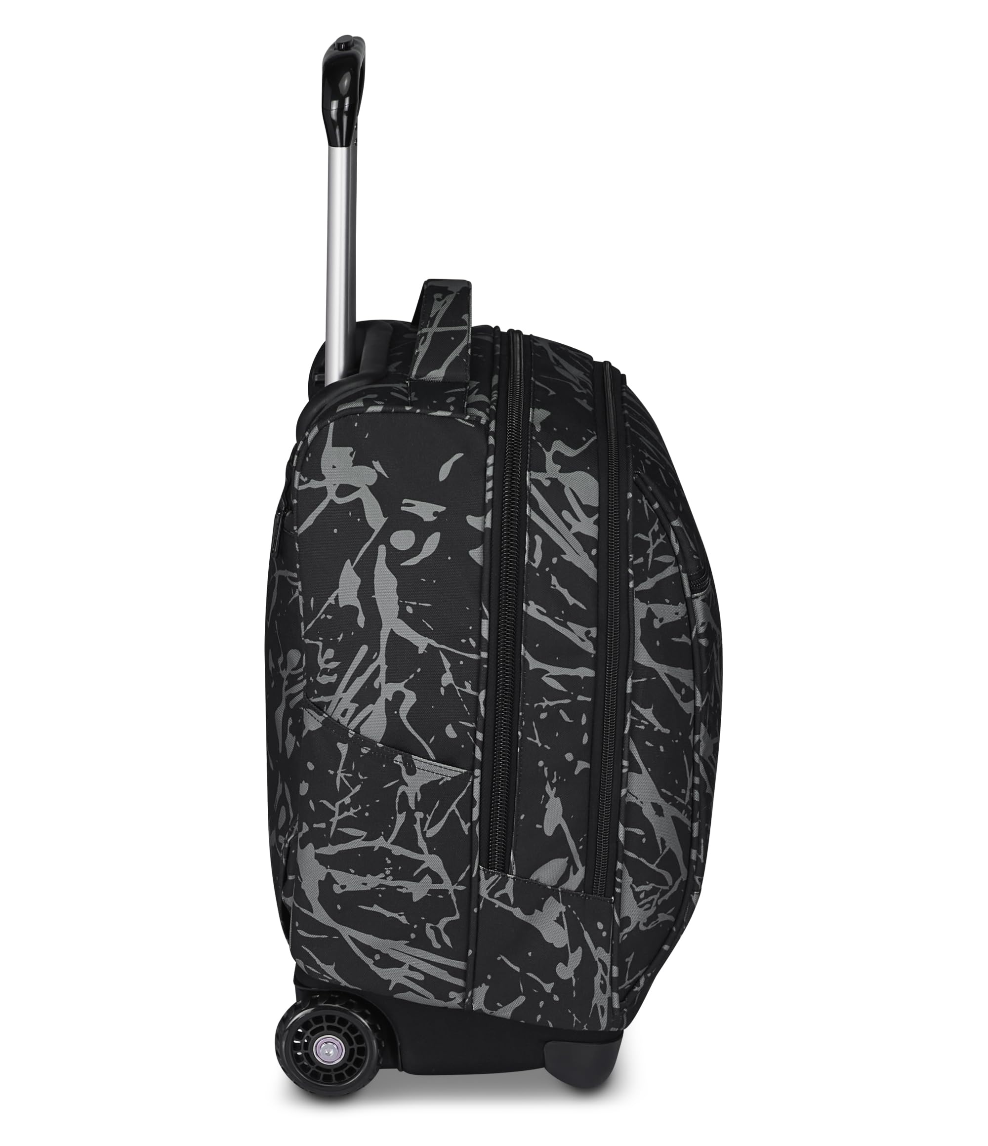 invicta-trolley-scuola-fisso-new-benin-fantasy-grigio-2-in-1-trolley-e-zaino image 3