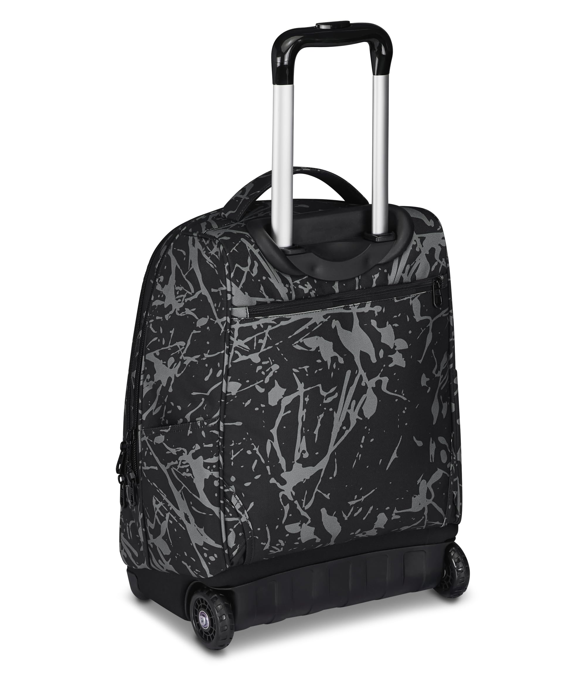 invicta-trolley-scuola-fisso-new-benin-fantasy-grigio-2-in-1-trolley-e-zaino image 5
