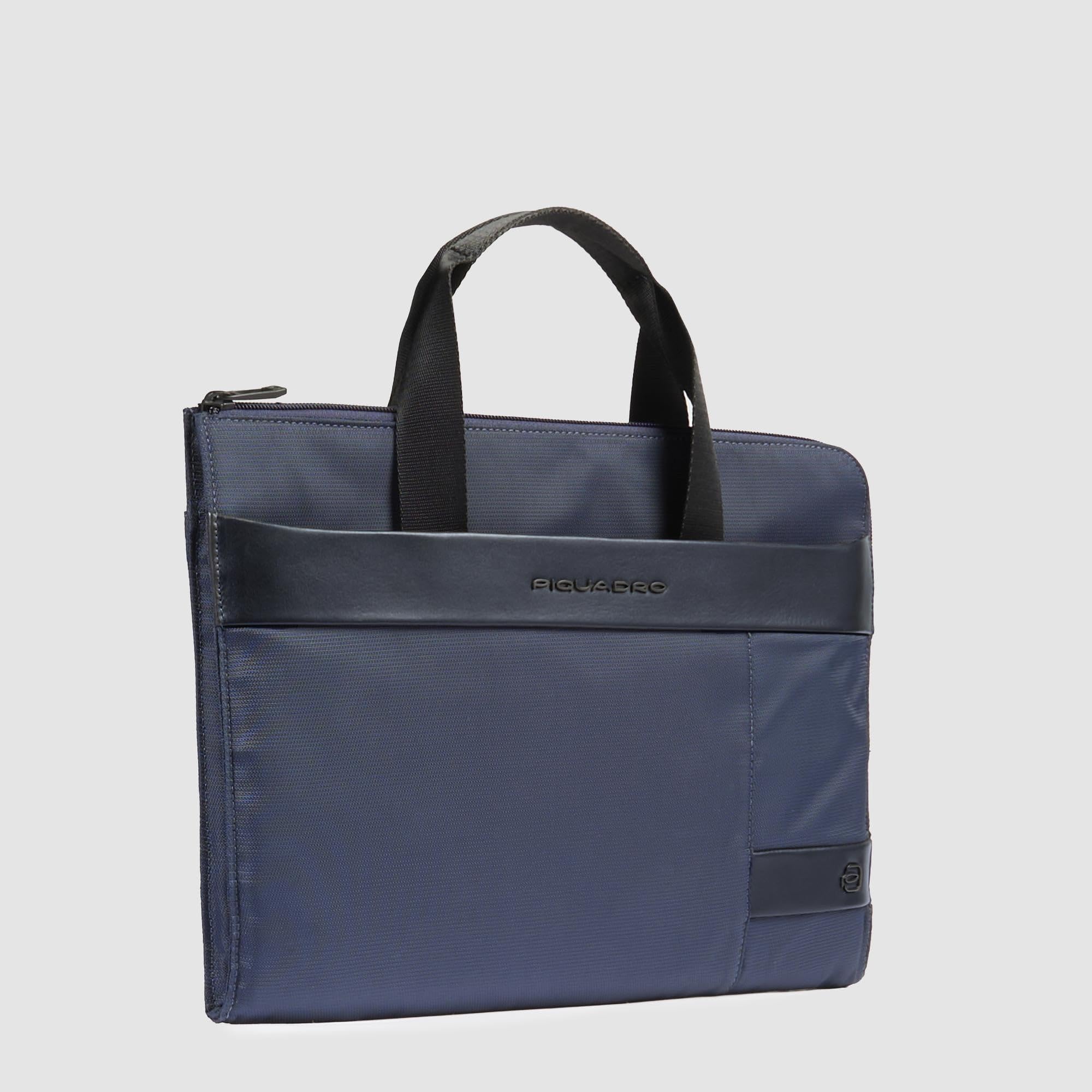 piquadro-custodia-porta-pc-13-3-in-pelle-e-tessuto-blu-con-manici-a-scomparsa-rf image 6