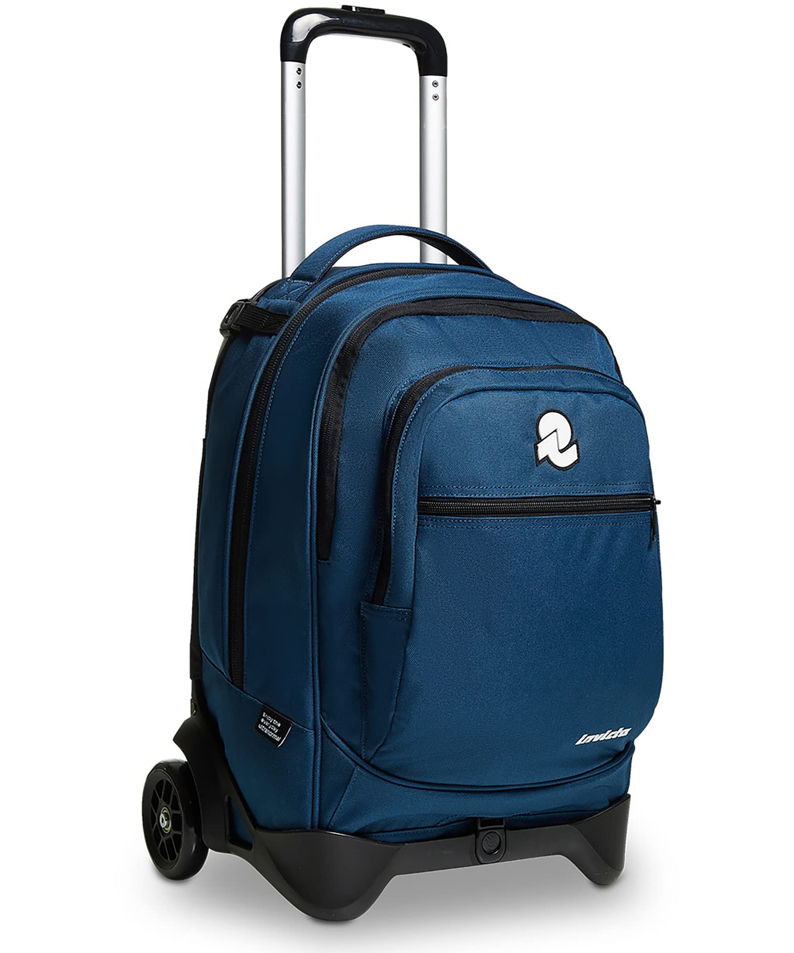 invicta-new-plug-trolley-scuola-3-in-1-sganciabile-blu-37l-zaino-carrello-unisex image 3