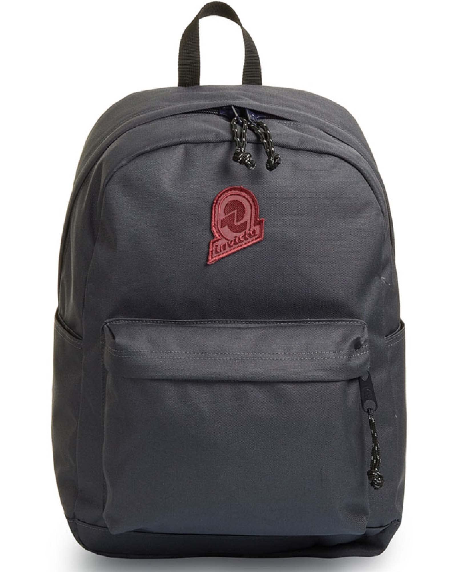 invicta-carlson-solid-zaino-grigio-27-litri-con-tasca-porta-pc image 1