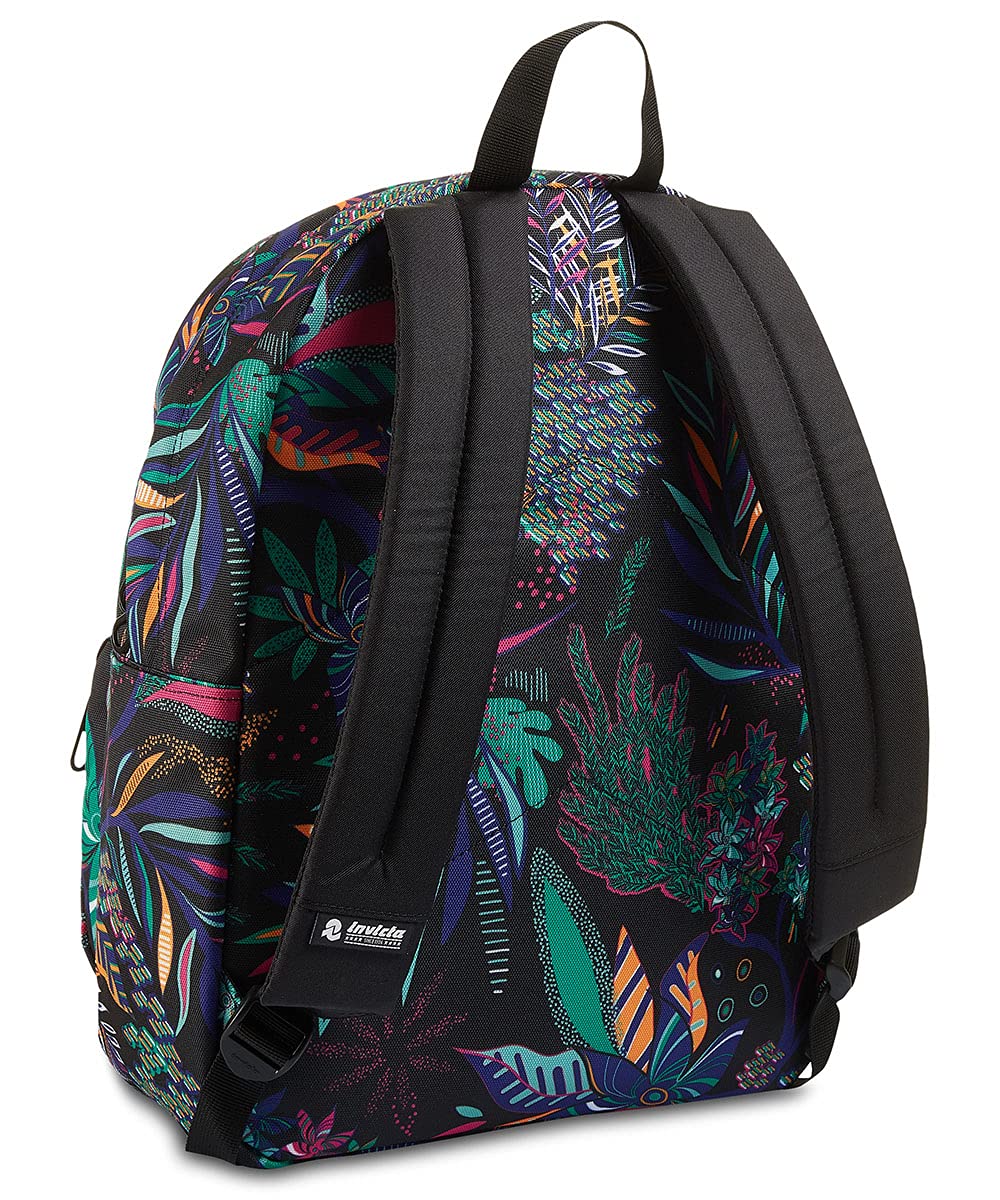 invicta-zaino-barly-fantasy-25l-monoscomparto-con-tasca-laptop-e-patch-jacquard image 6