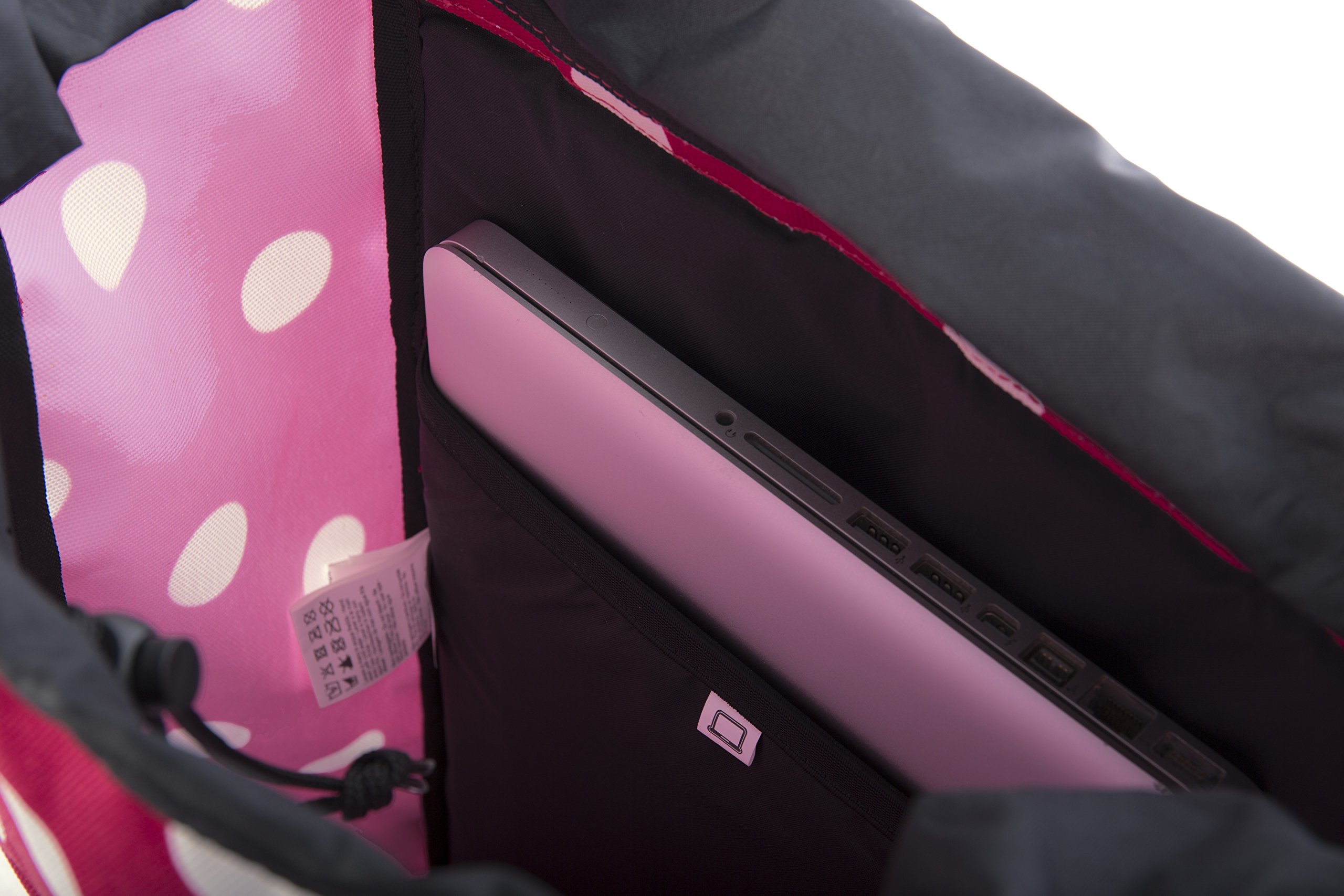 invicta-shot-pack-fantasy-zaino-rosa-bianco-28l-con-tasca-porta-pc-e-tablet image 4
