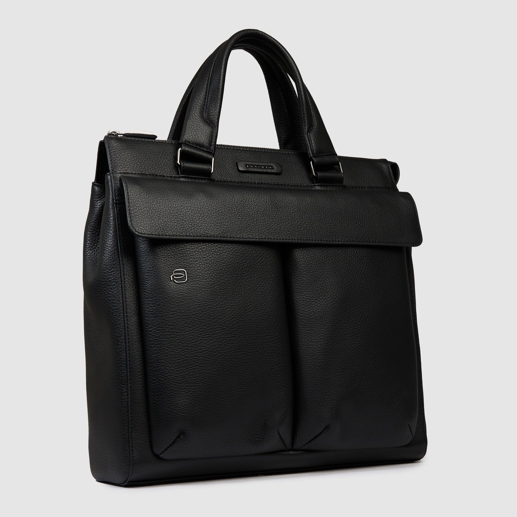 piquadro-tote-bag-uomo-per-pc-13-3-in-pelle-con-protezione-antiurto-e-tasca-airt image 2