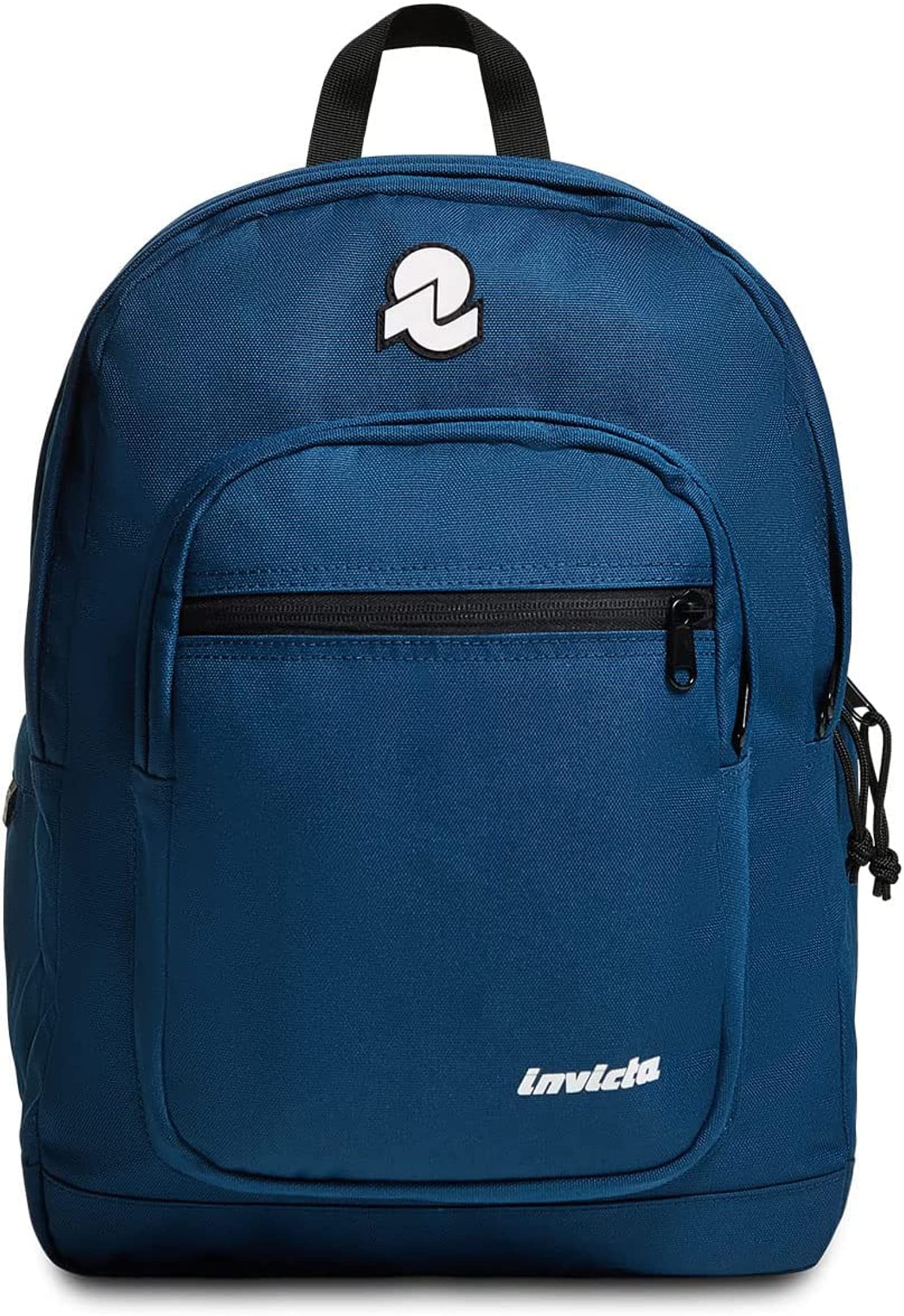 invicta-jelek-plain-zaino-scuola-media-e-superiore-tinta-unita-blu-scuro-38l-sco image 1