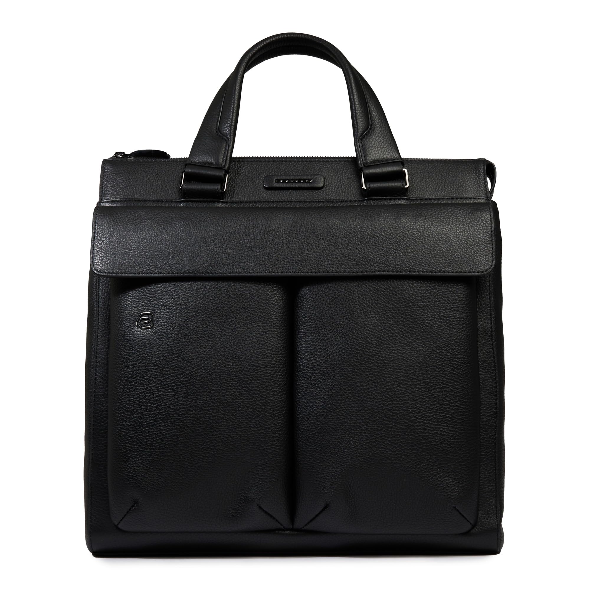 piquadro-tote-bag-uomo-per-pc-13-3-in-pelle-con-protezione-antiurto-e-tasca-airt image 1